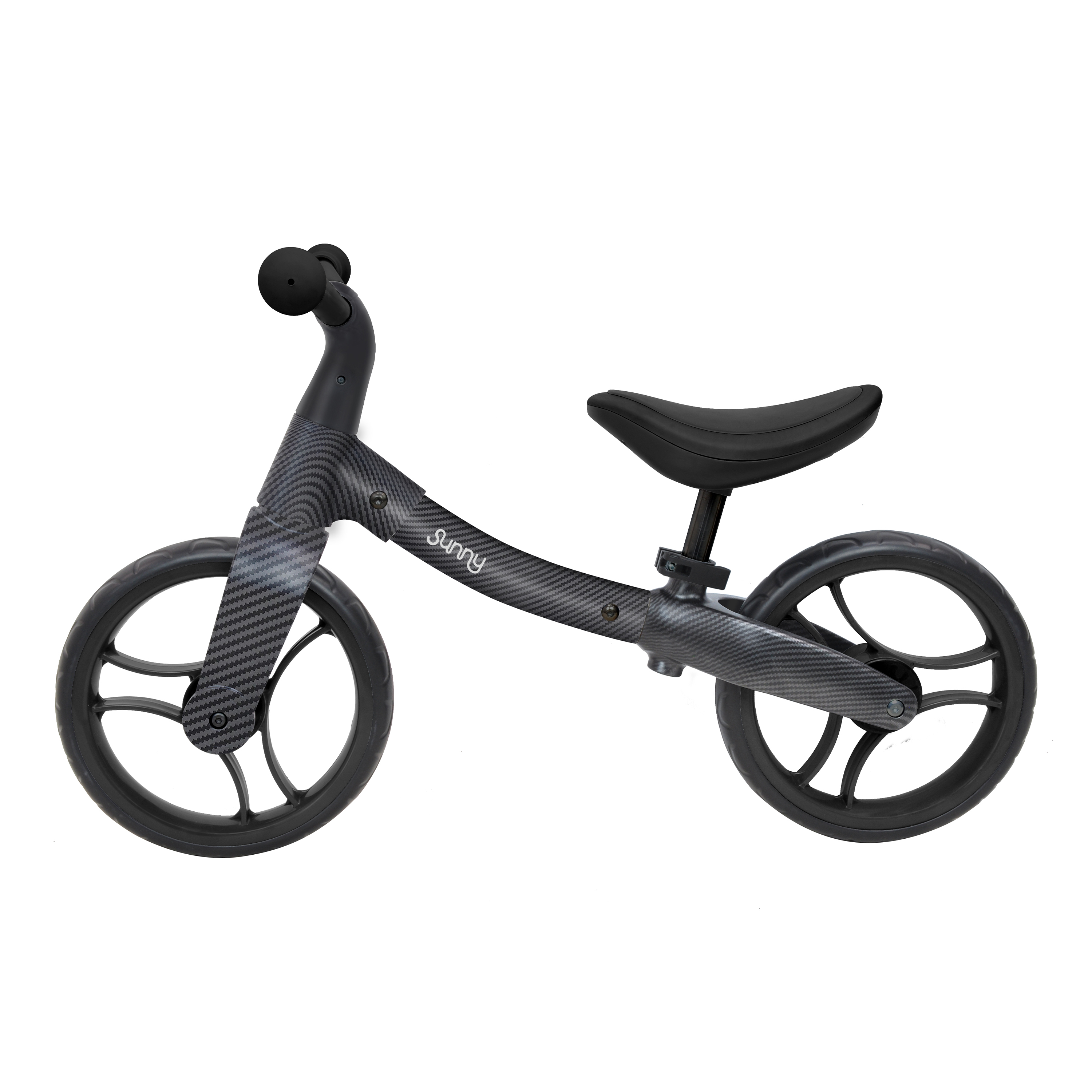 Sunny Balance Bike 3000 Draisienne en métal avec look en fibre de carbone