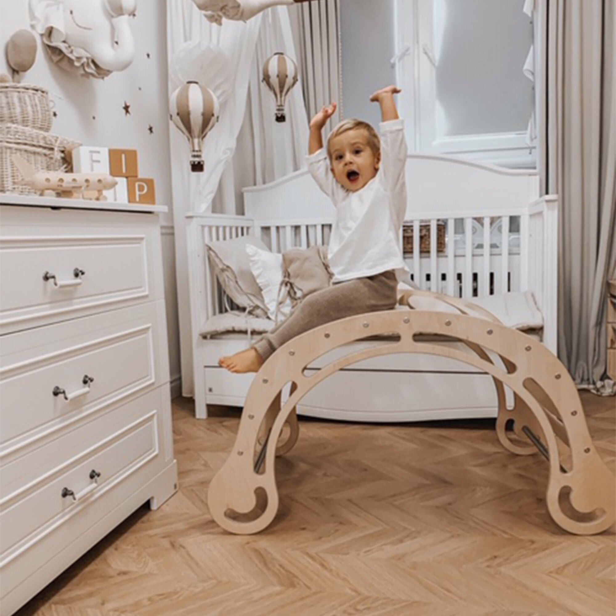 KateHaa Houten XXL Waldorf Rocker Naturel