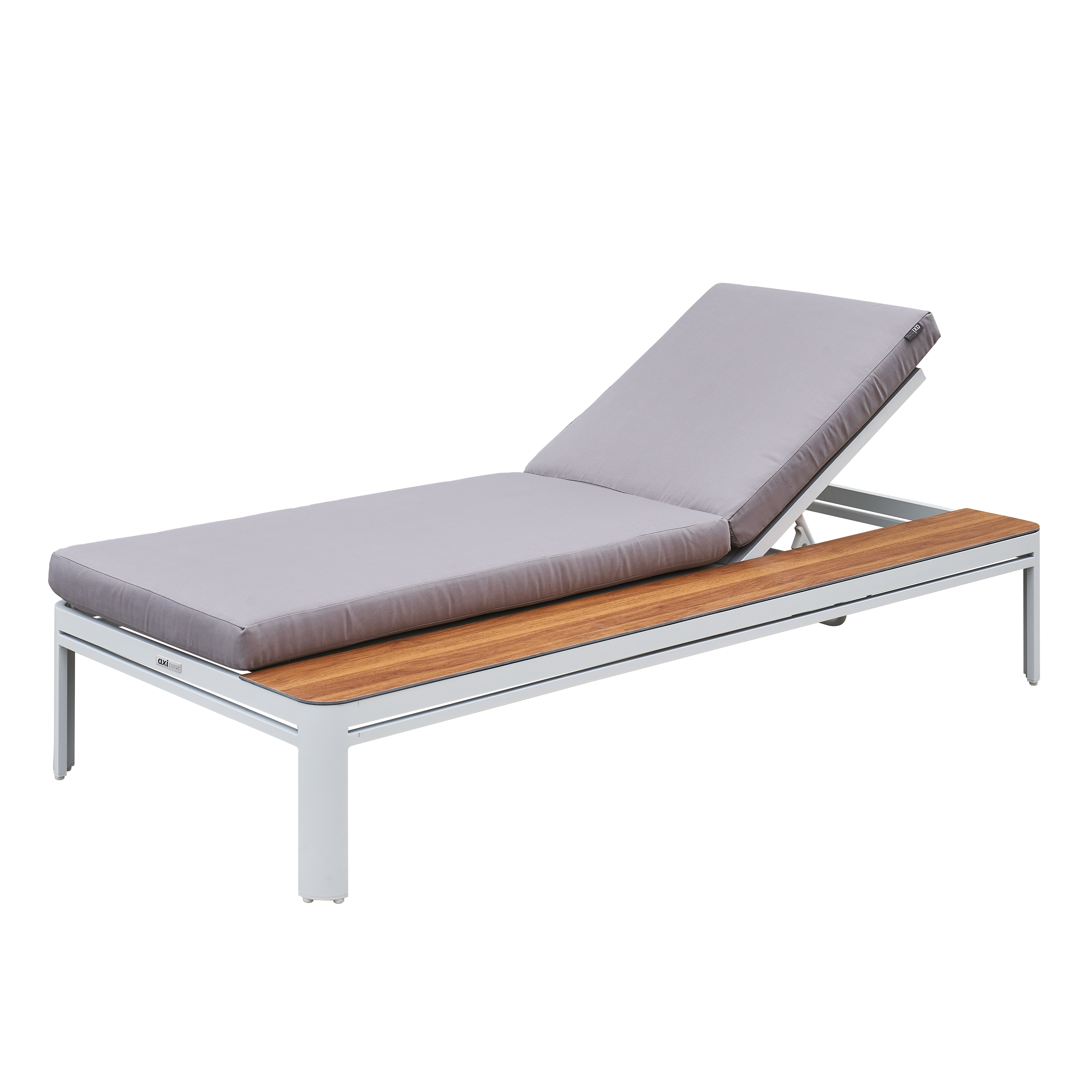 AXI Kira Lounger with table White/grey