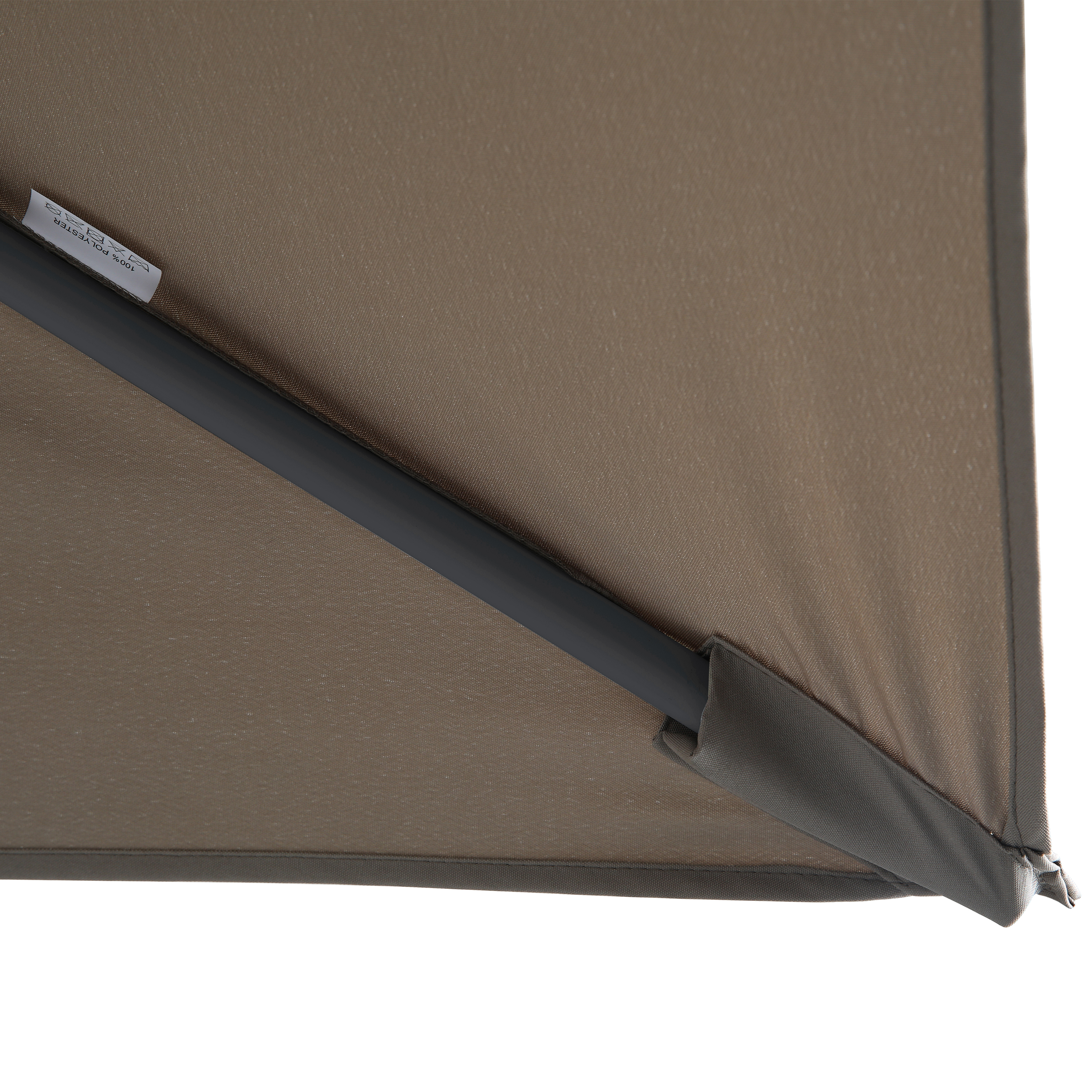 AXI Nima Parasol déporté 300x300cm Anthracite/taupe 