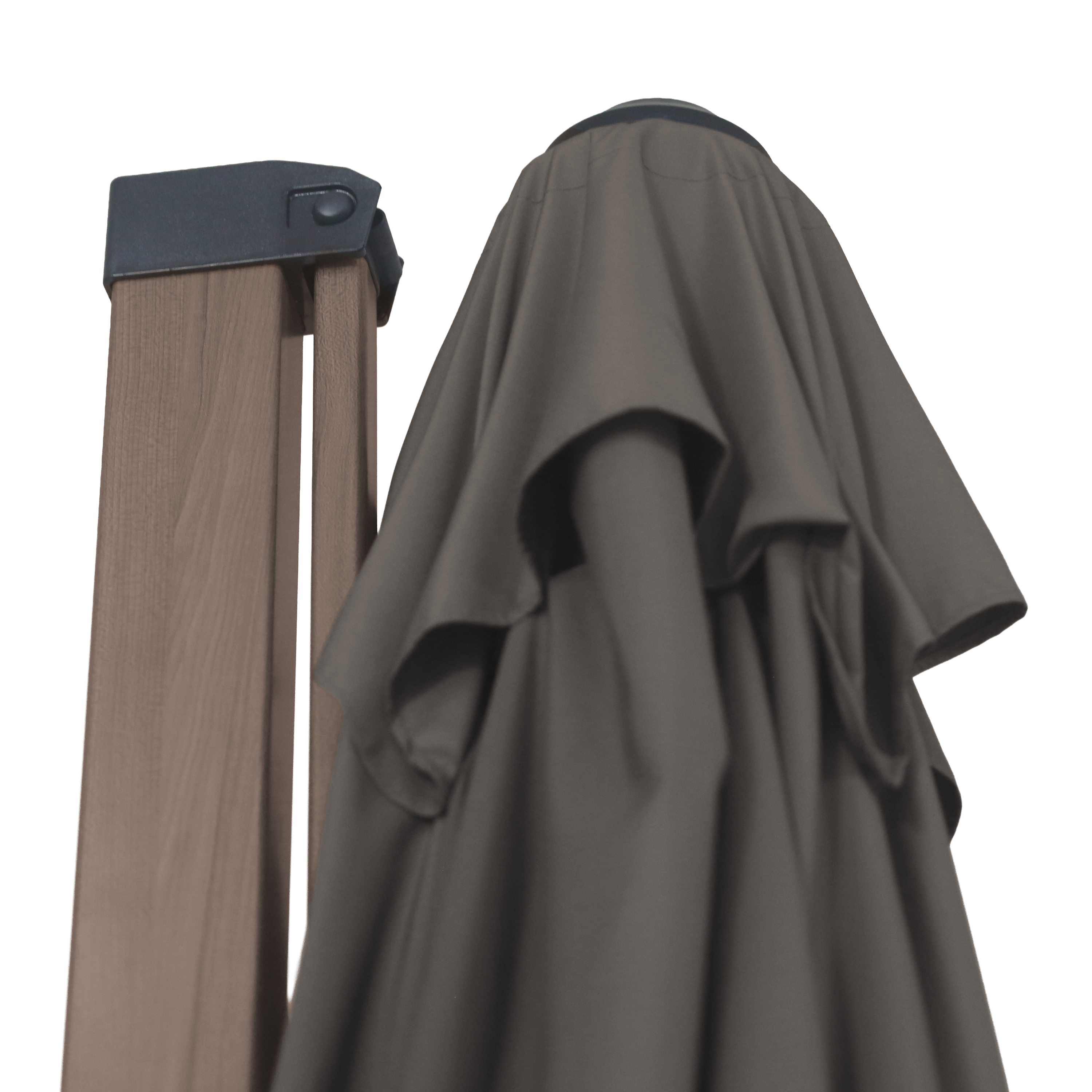 AXI Alina Cantilever Parasol 300x300cm Oak-look/Taupe