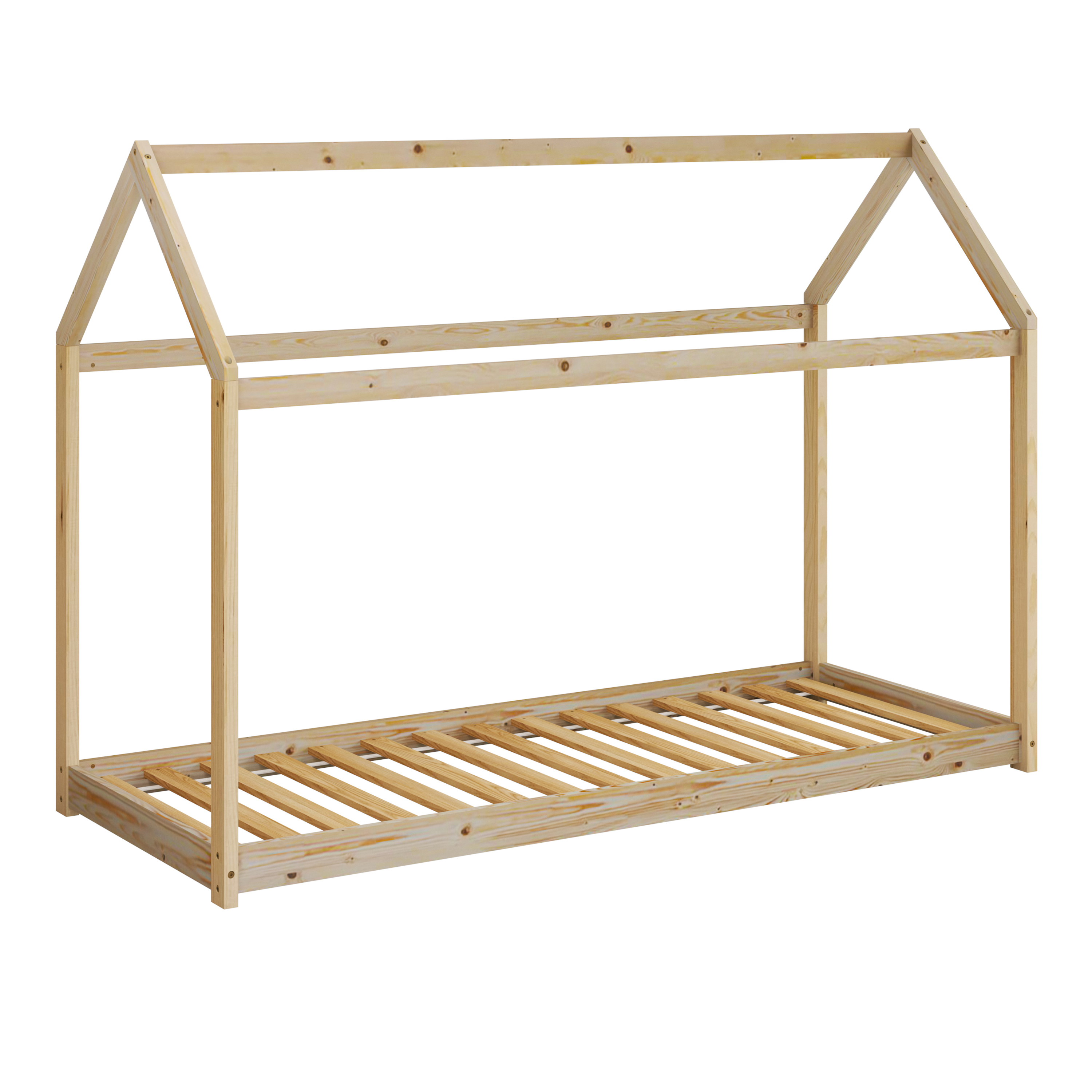 Sunny Zoey House Bed Natural – Without Mattress