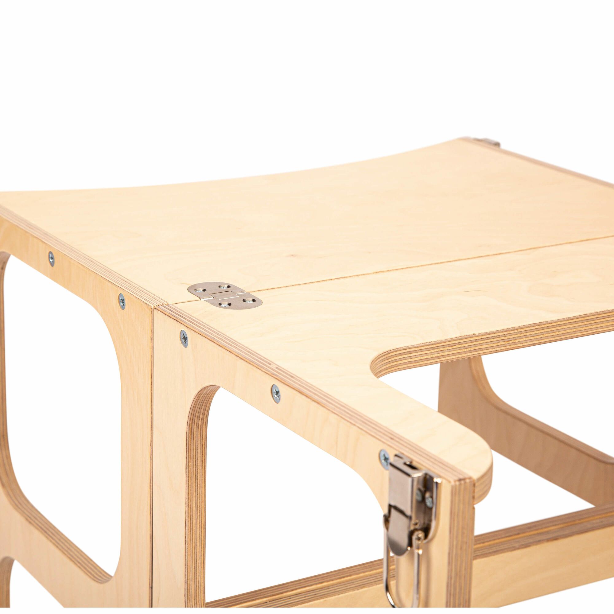 Ette Tete Step'n'Sit Tour Montessori pliable Bois Naturel