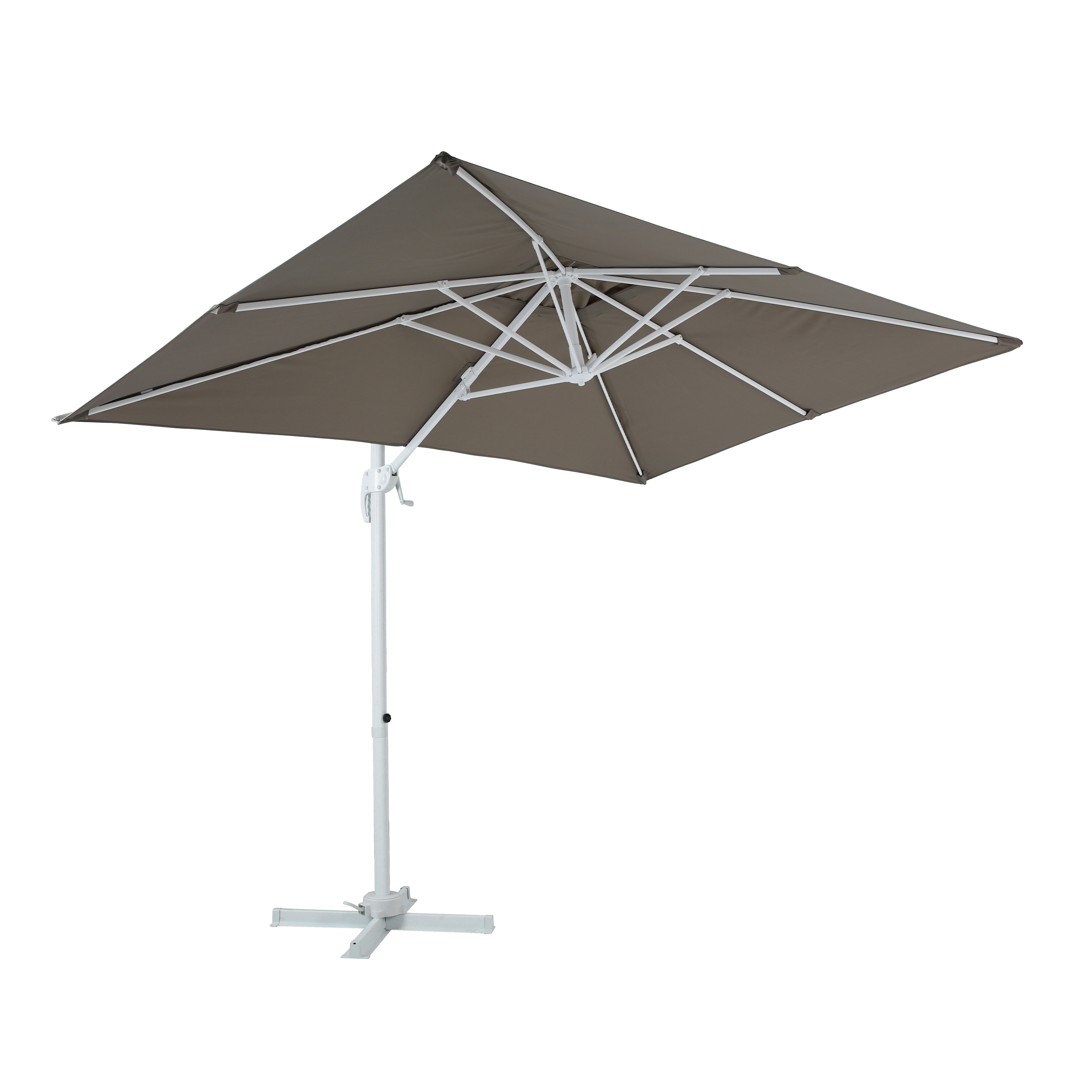 AXI Coco Floating Parasol 200x300cm White/Taupe 