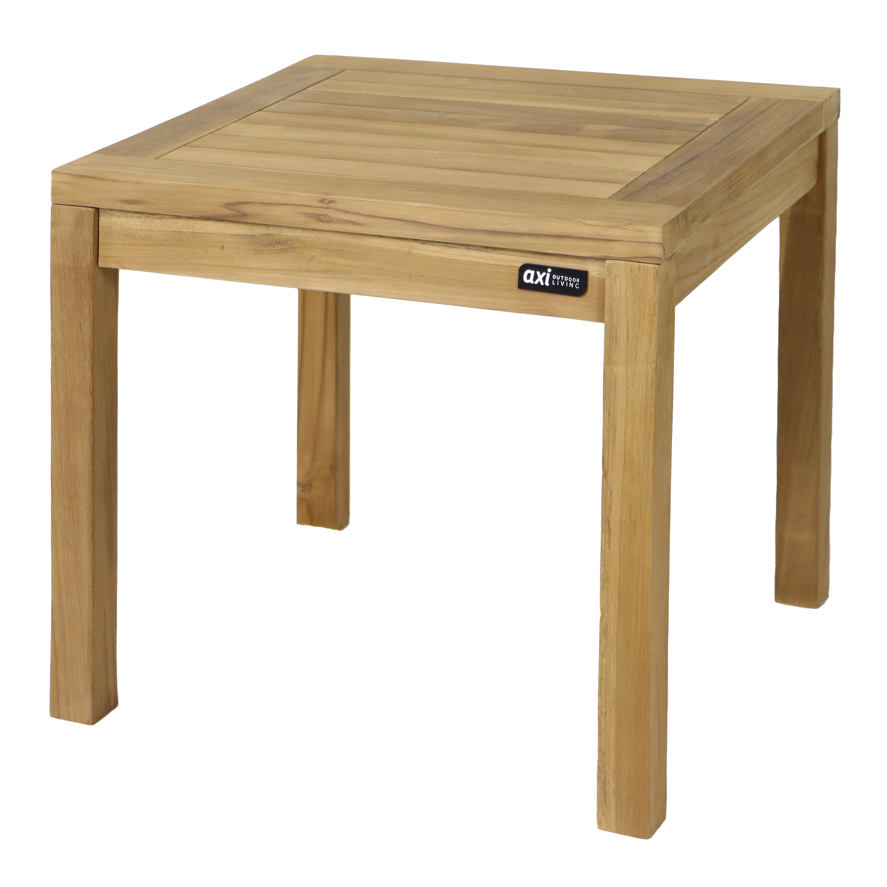 AXI August Table d'appoint extérieur marron en teck