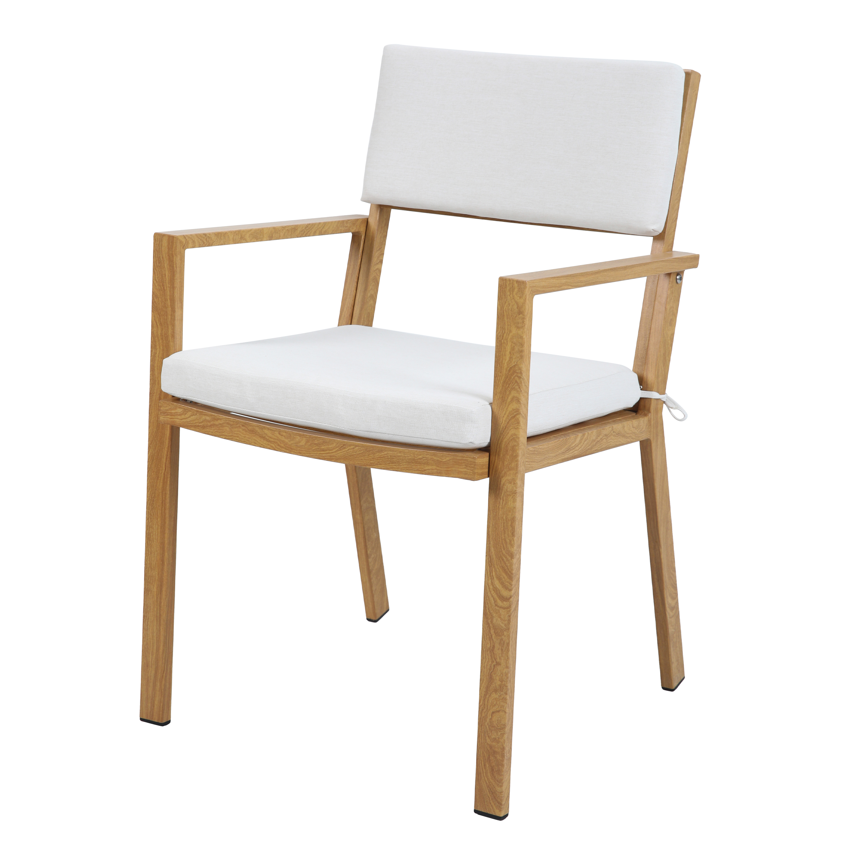 AXI Jada Salon de jardin avec 6 chaises, Aspect Bois/beige