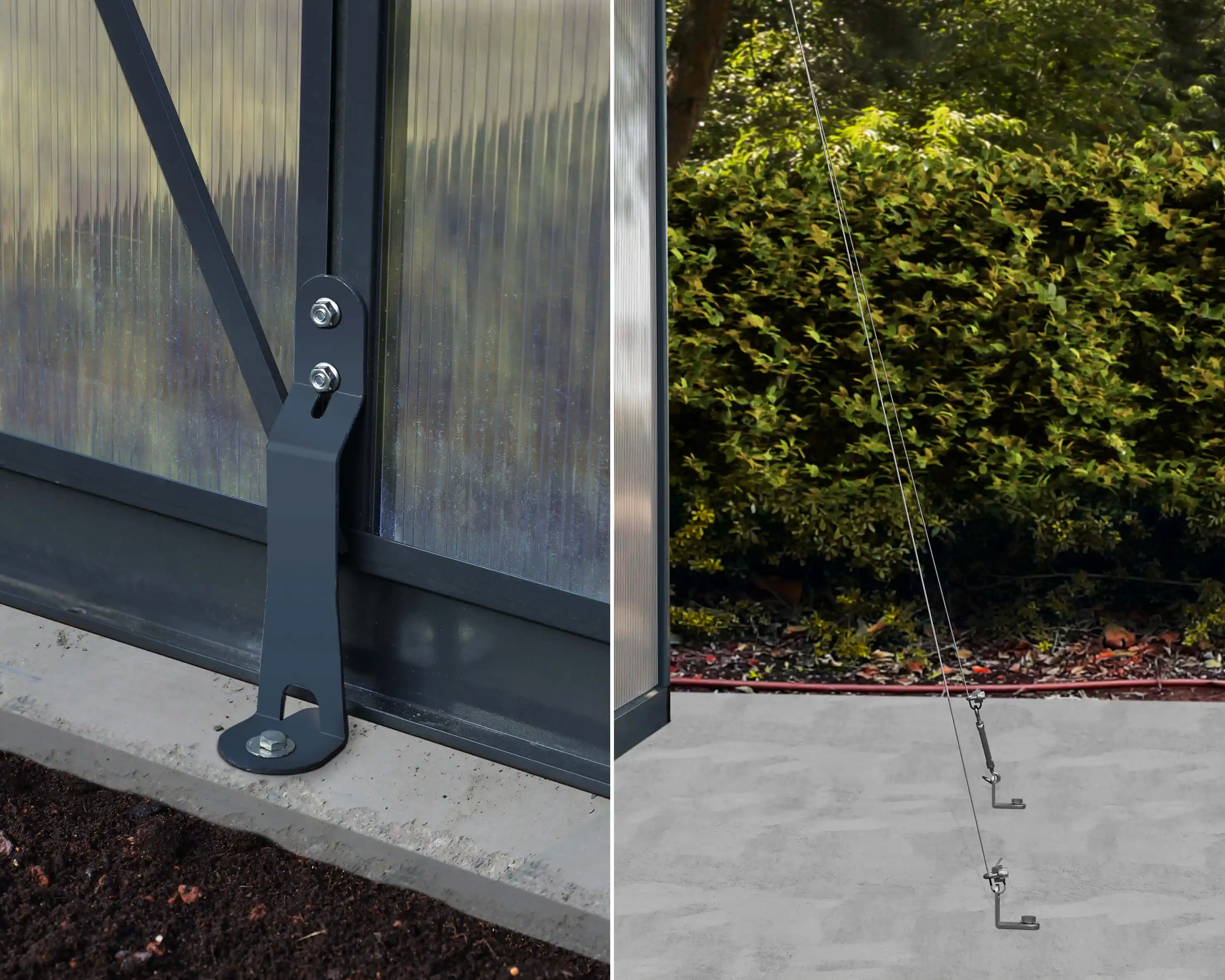 Canopia Glory 244X244X250 cm Tuinkas Grijs Meerwandig