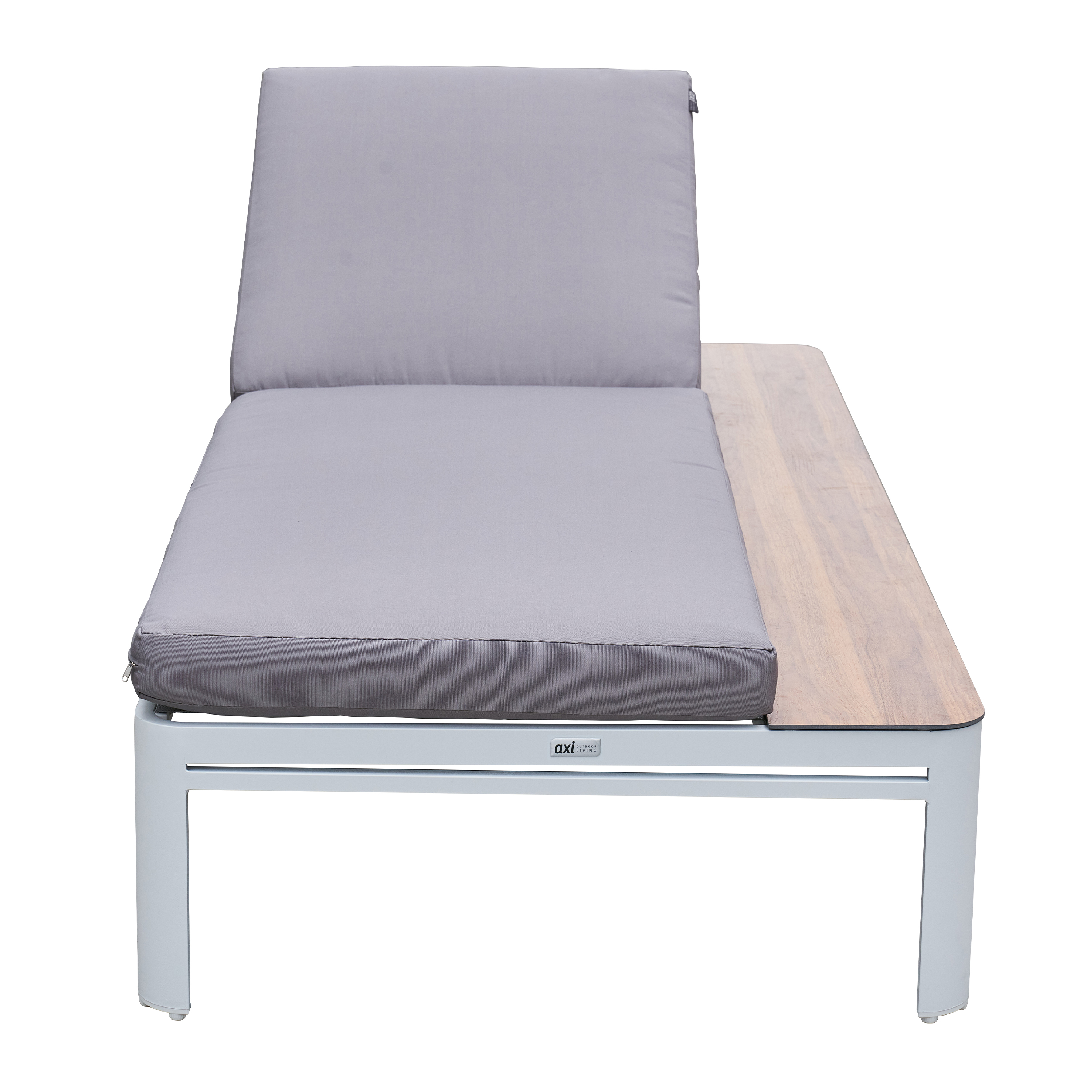 AXI Kira Lounger with table White/grey