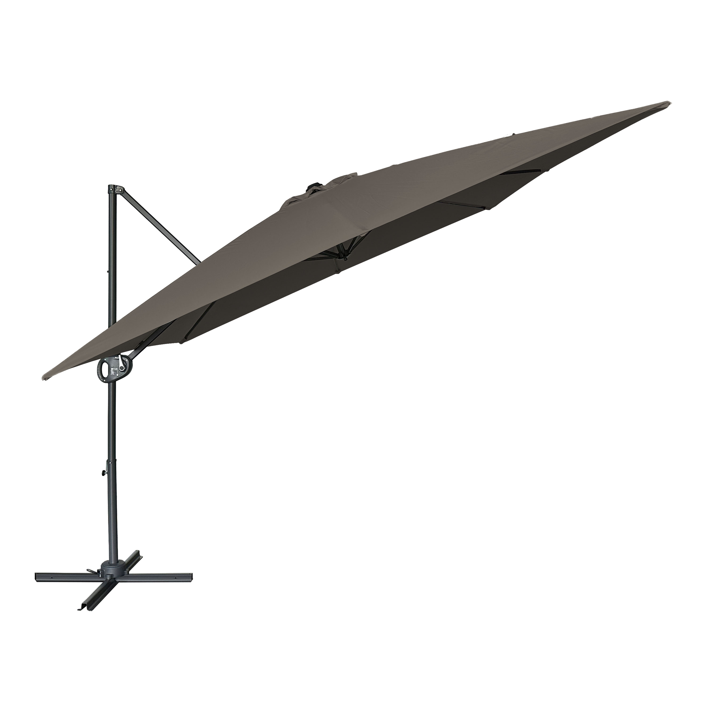 AXI Mira Cantilever Parasol 300x300cm Anthracite/Taupe