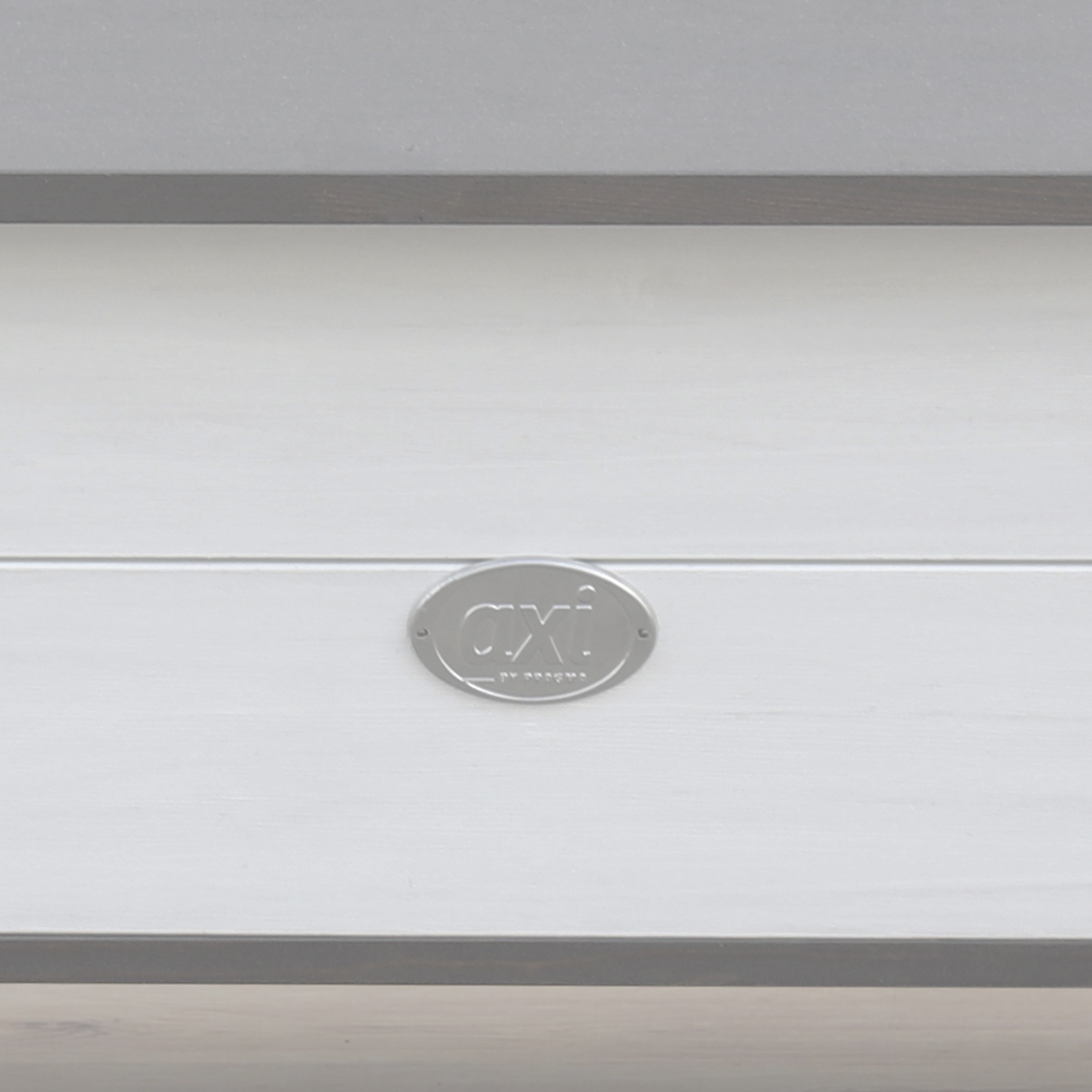 AXI Corky Storage Bench - Grey/White