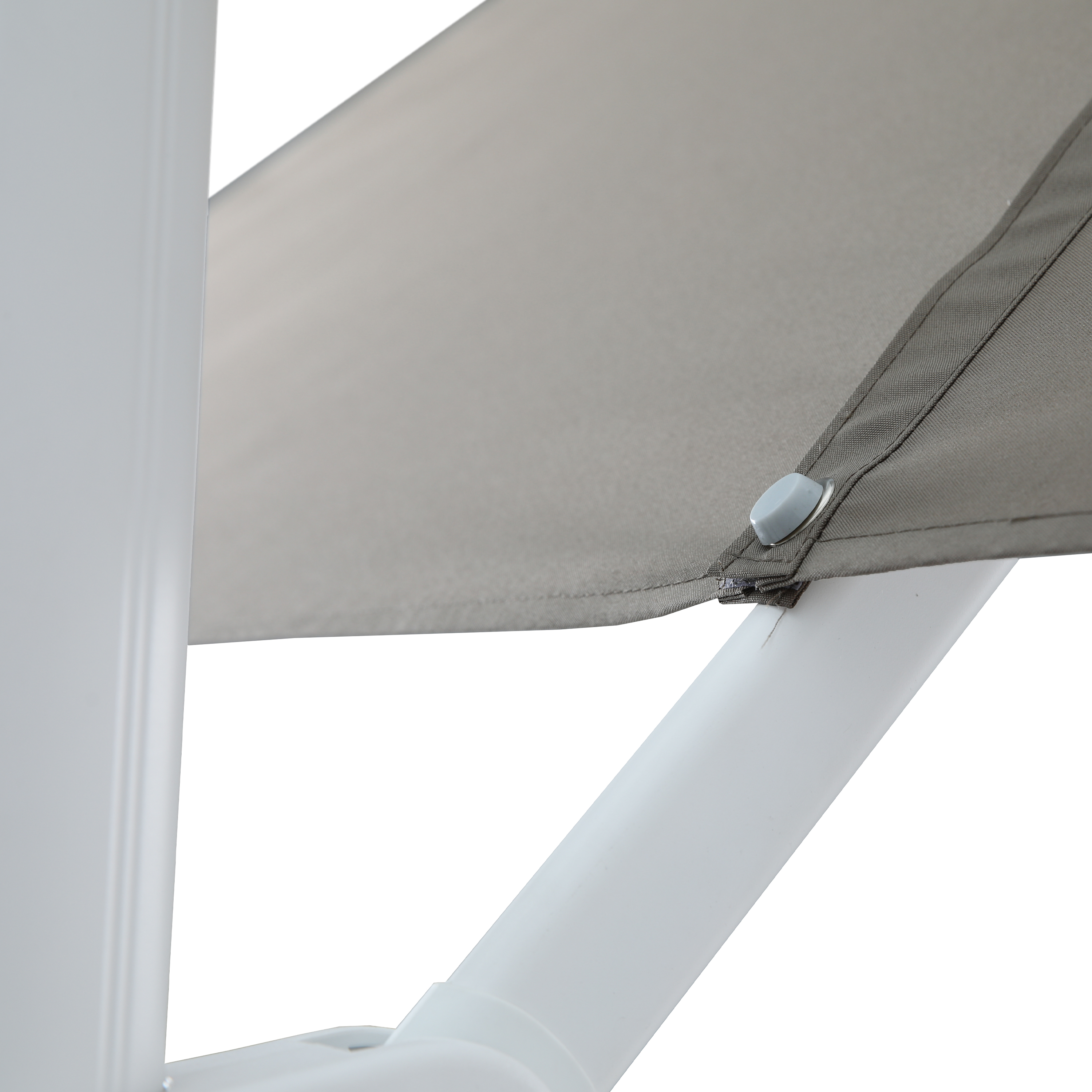 AXI Coco Floating Parasol 200x300cm White/Taupe 