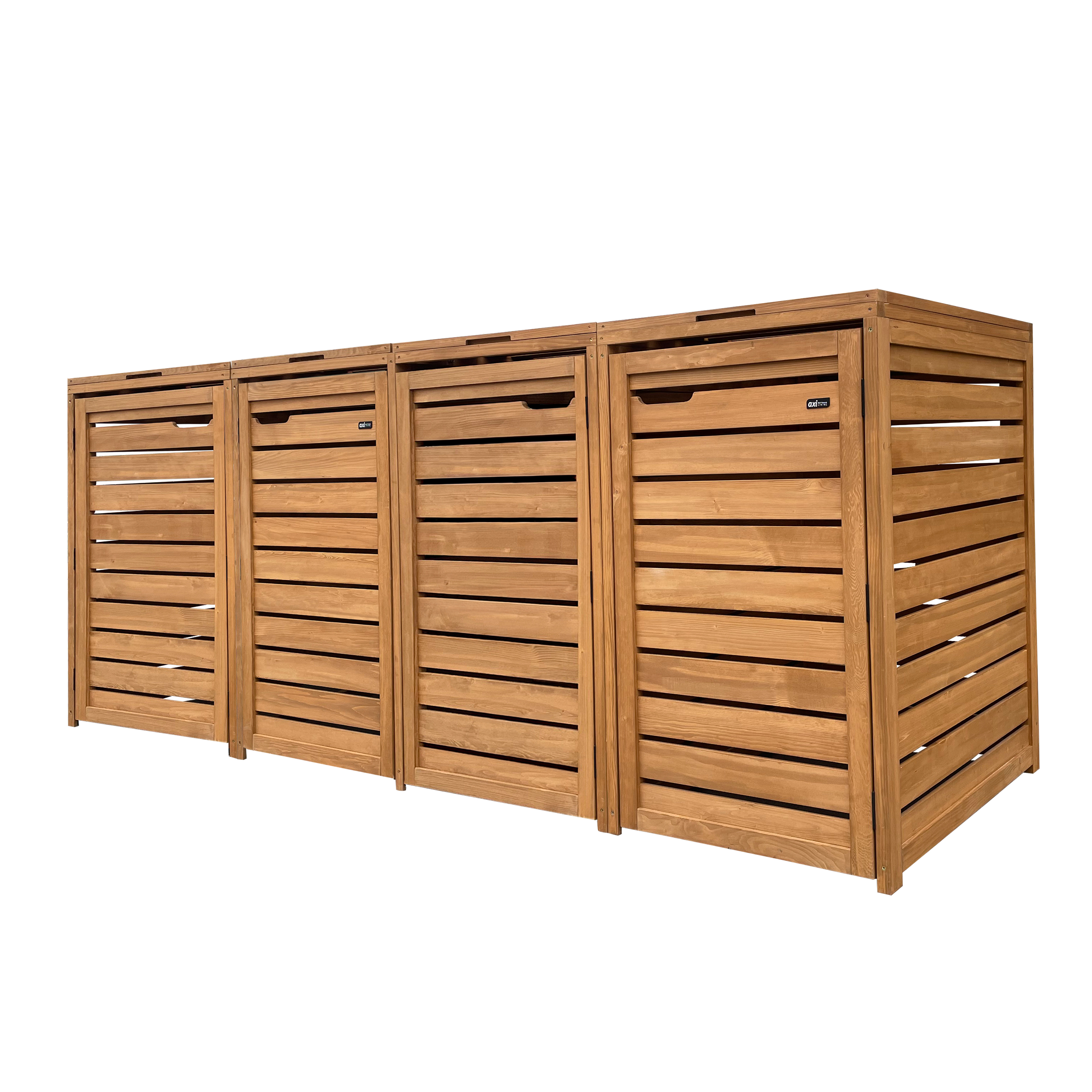 AXI Lex Wooden Bin Storage Brown – 4 bins
