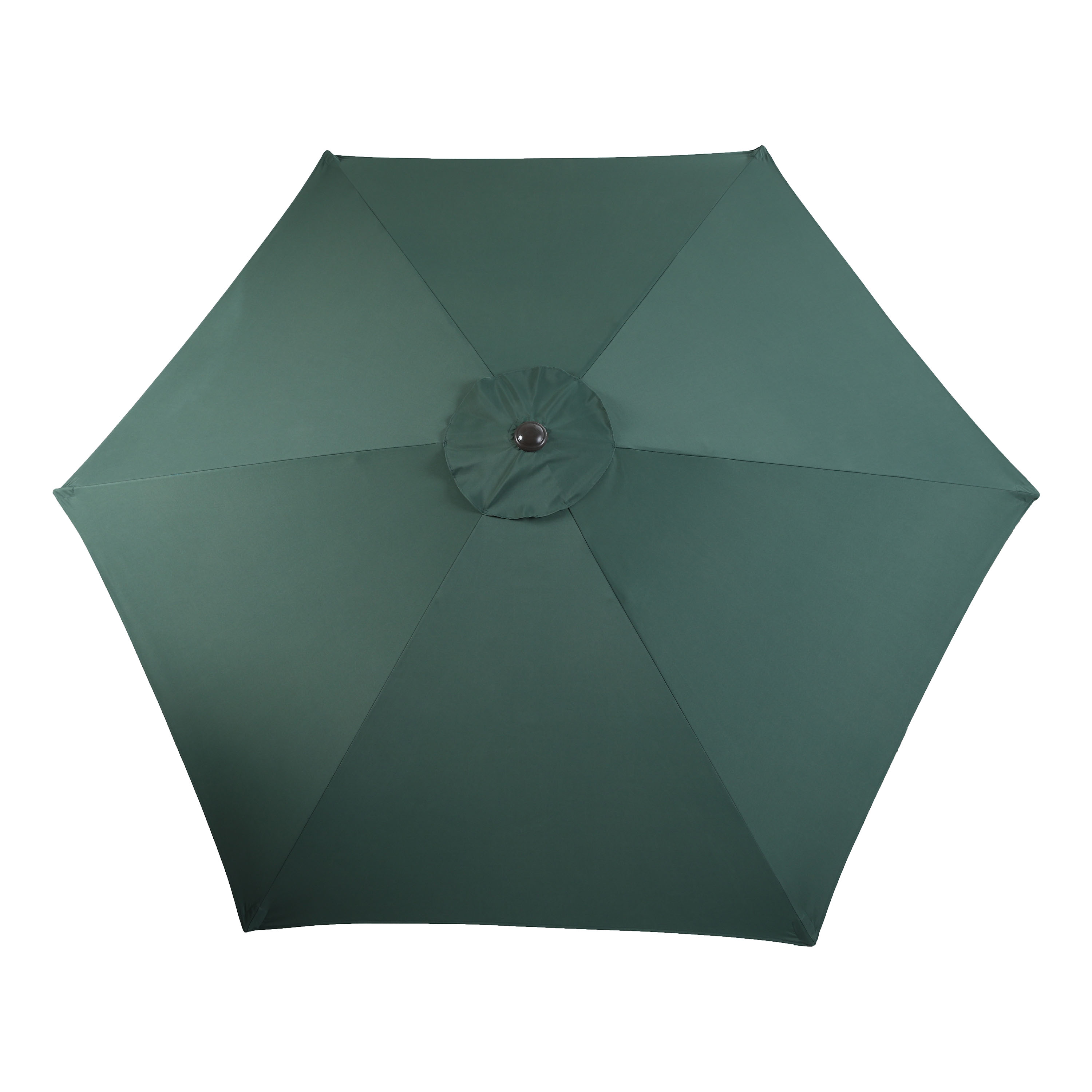 AXI Noor Centre Pole Parasol Ø 300cm incl. parasol base Oak-look/Green