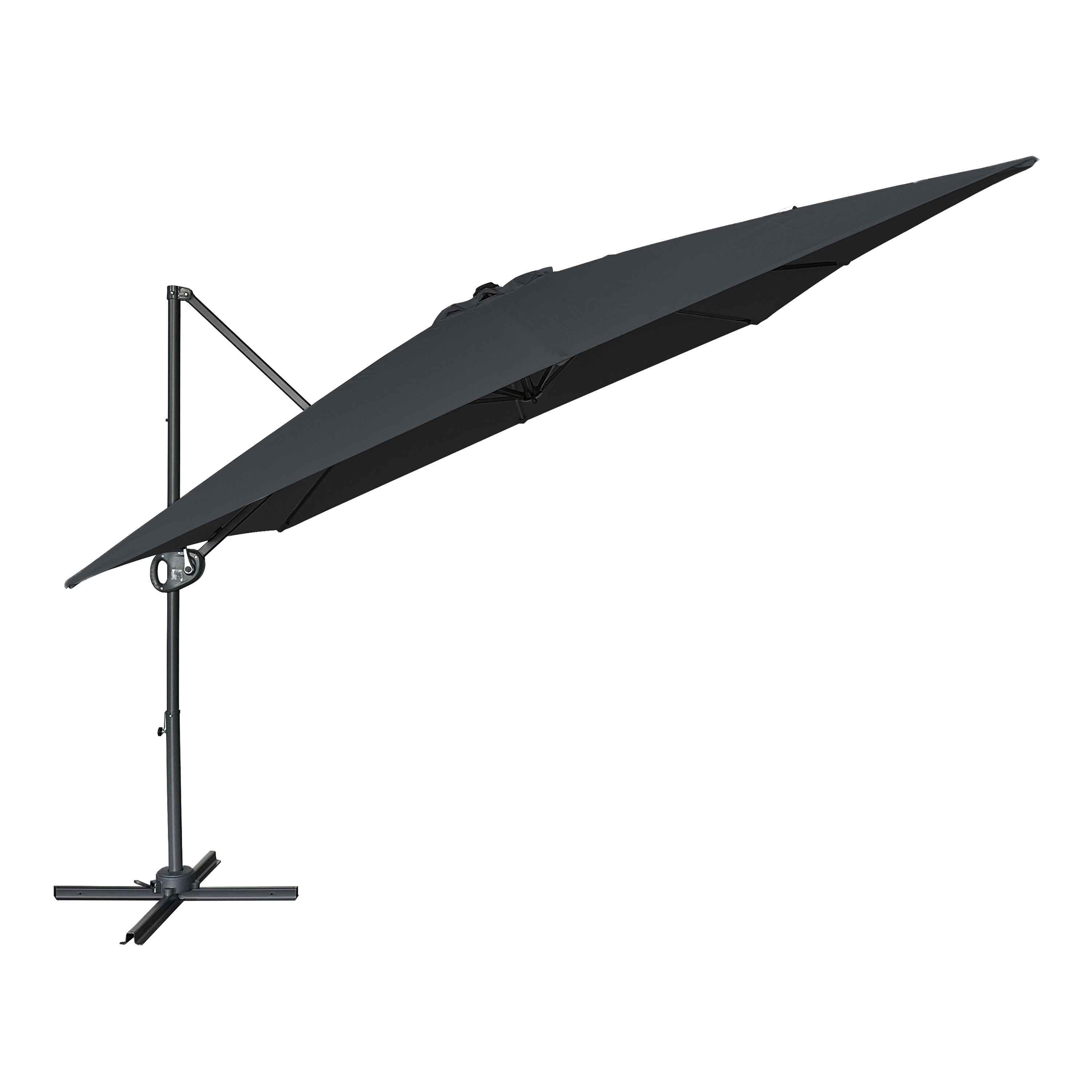 AXI Mira Cantilever Parasol 300x300cm Anthracite/Grey