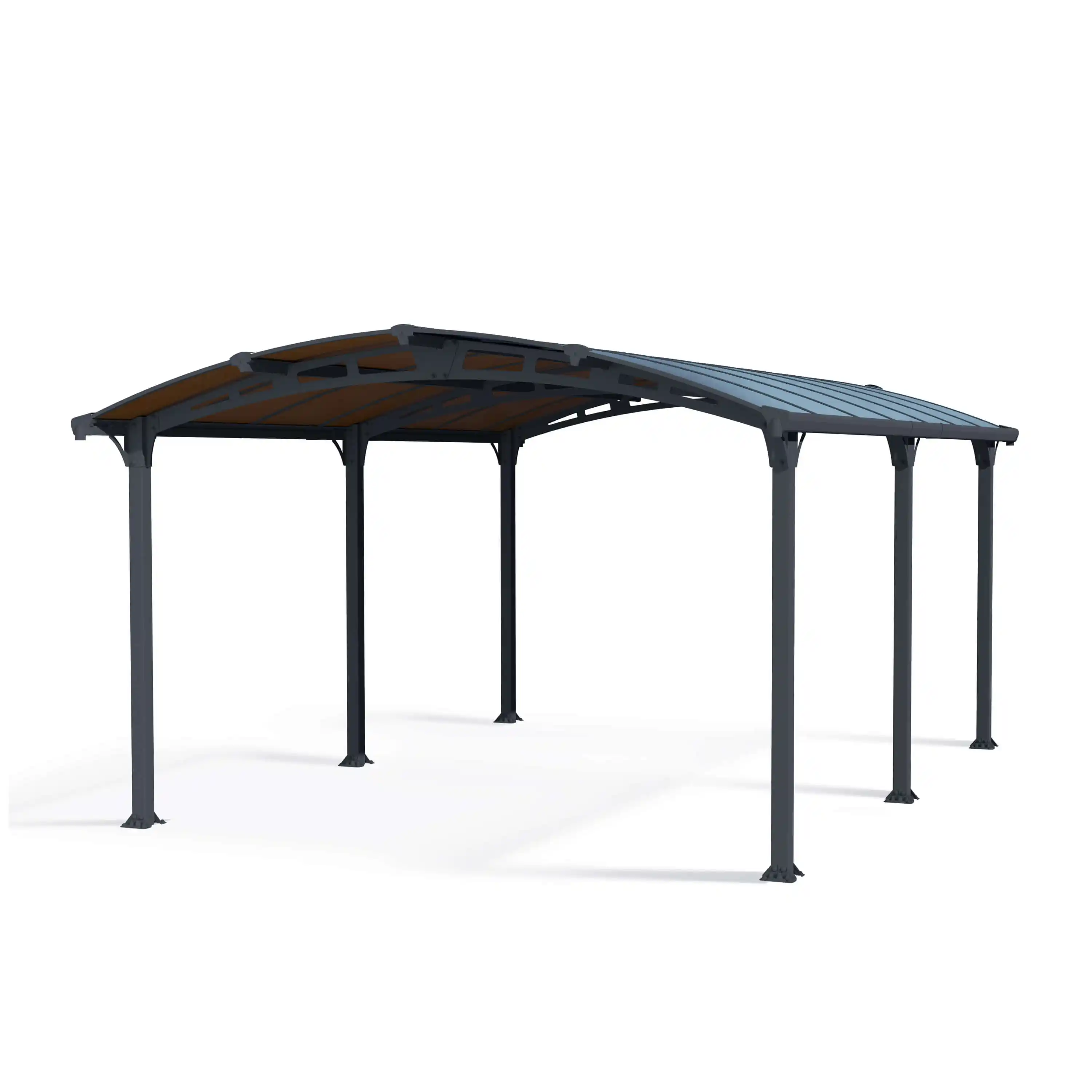 Canopia Arcadia 507X360 cm Carport Gris foncé/Bronze Canopia Arcadia 507X360 cm Carport Gris foncé/Bronze
