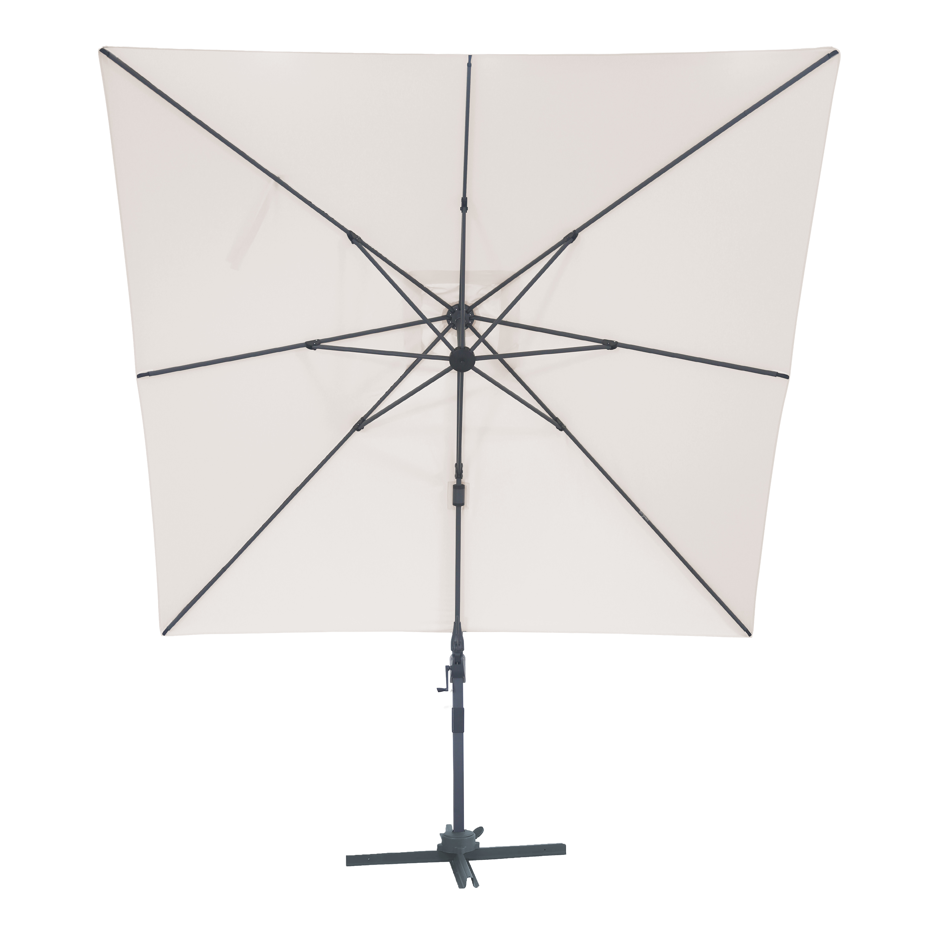 AXI Alina Cantilever Parasol 300x300cm Anthracite/Beige