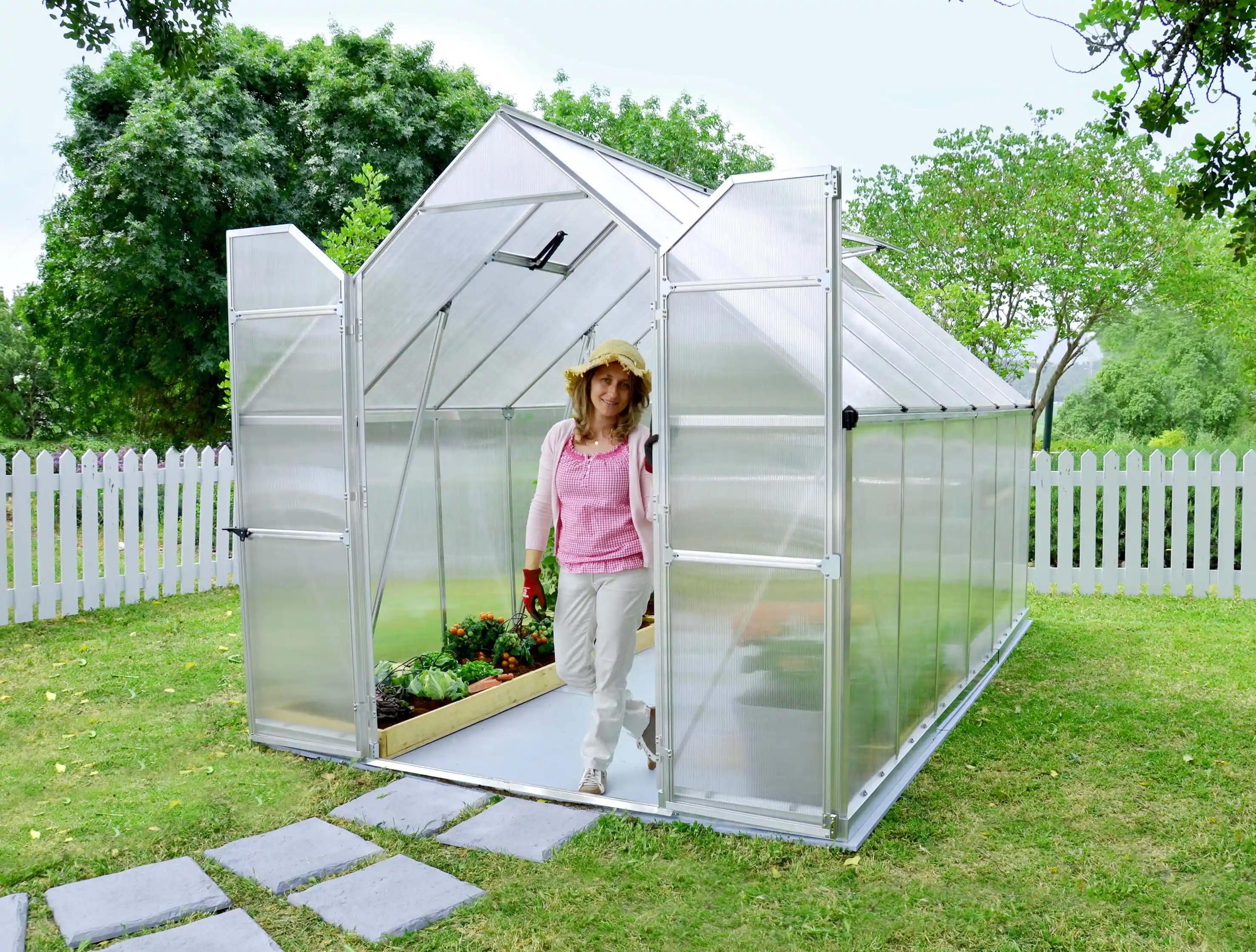 Canopia Essence 367X244X229 cm  Tuinkas Zilver meerwandig