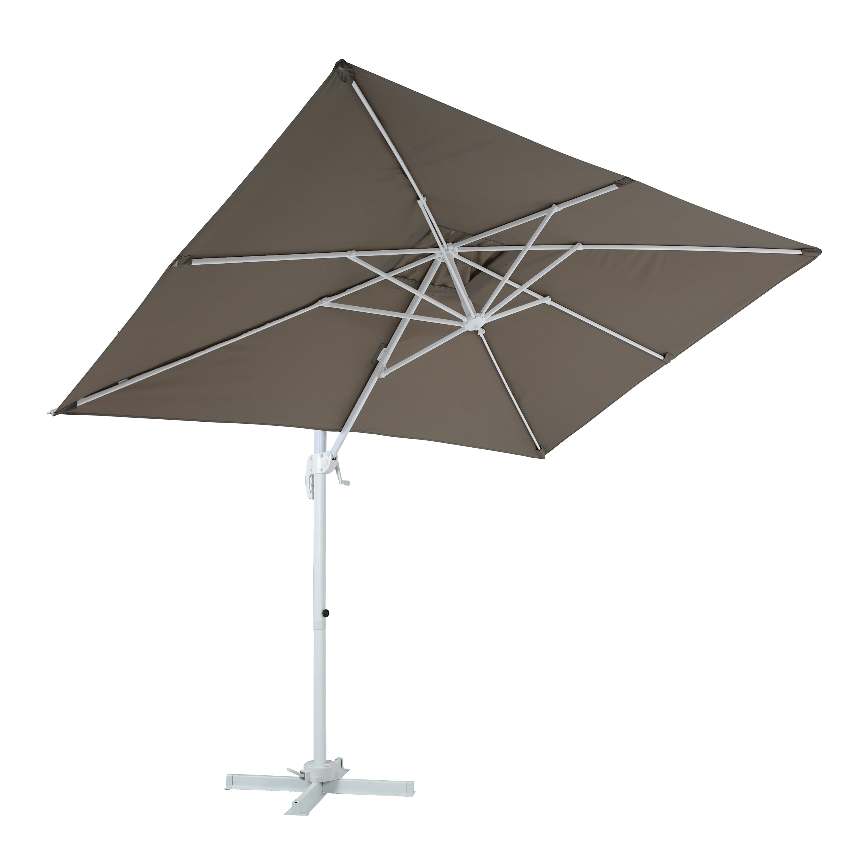 AXI Coco Floating Parasol 200x300cm White/Taupe 