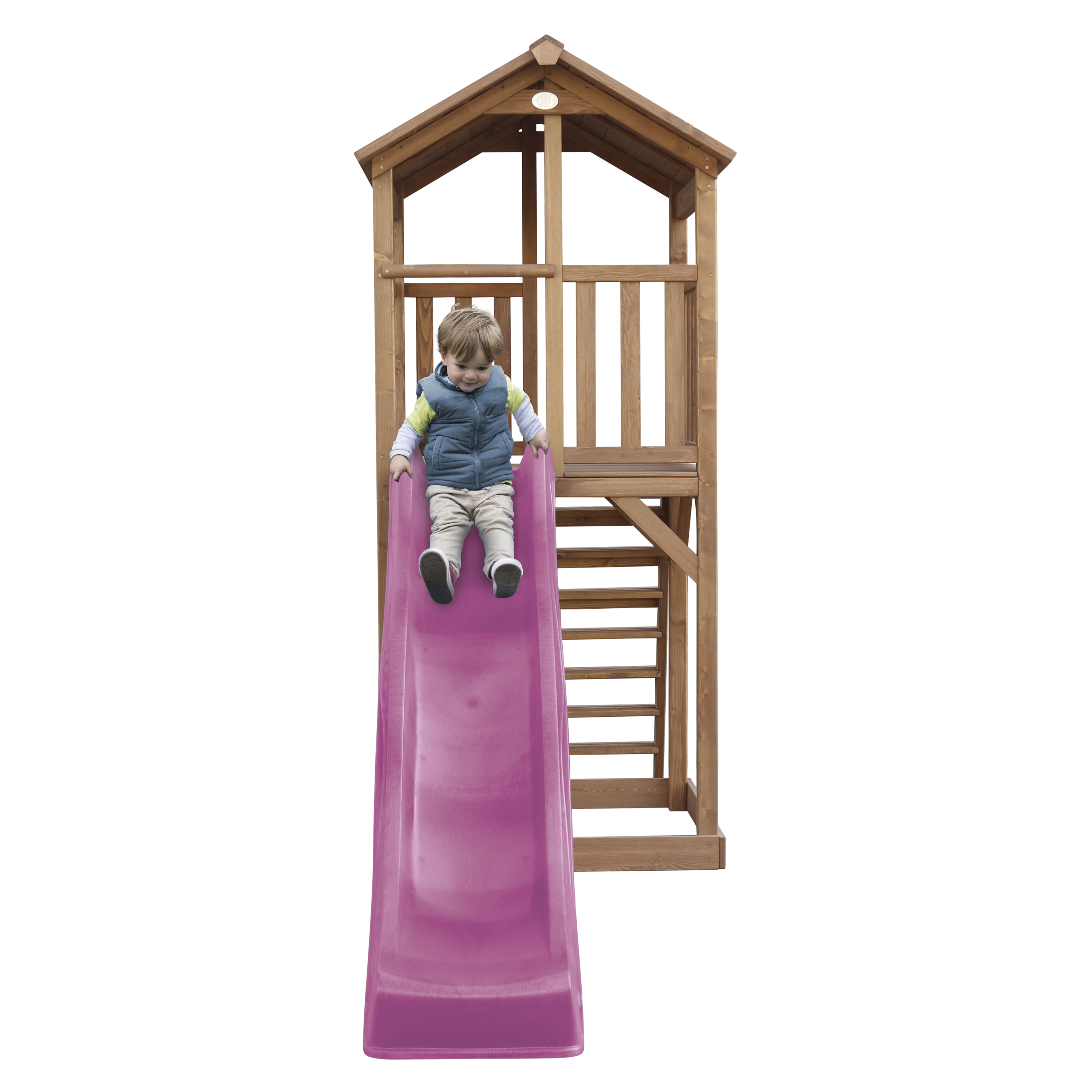 AXI Beach Tower Brown - Purple Slide-8720365061707 AXI Beach Tower Brown - Purple Slide