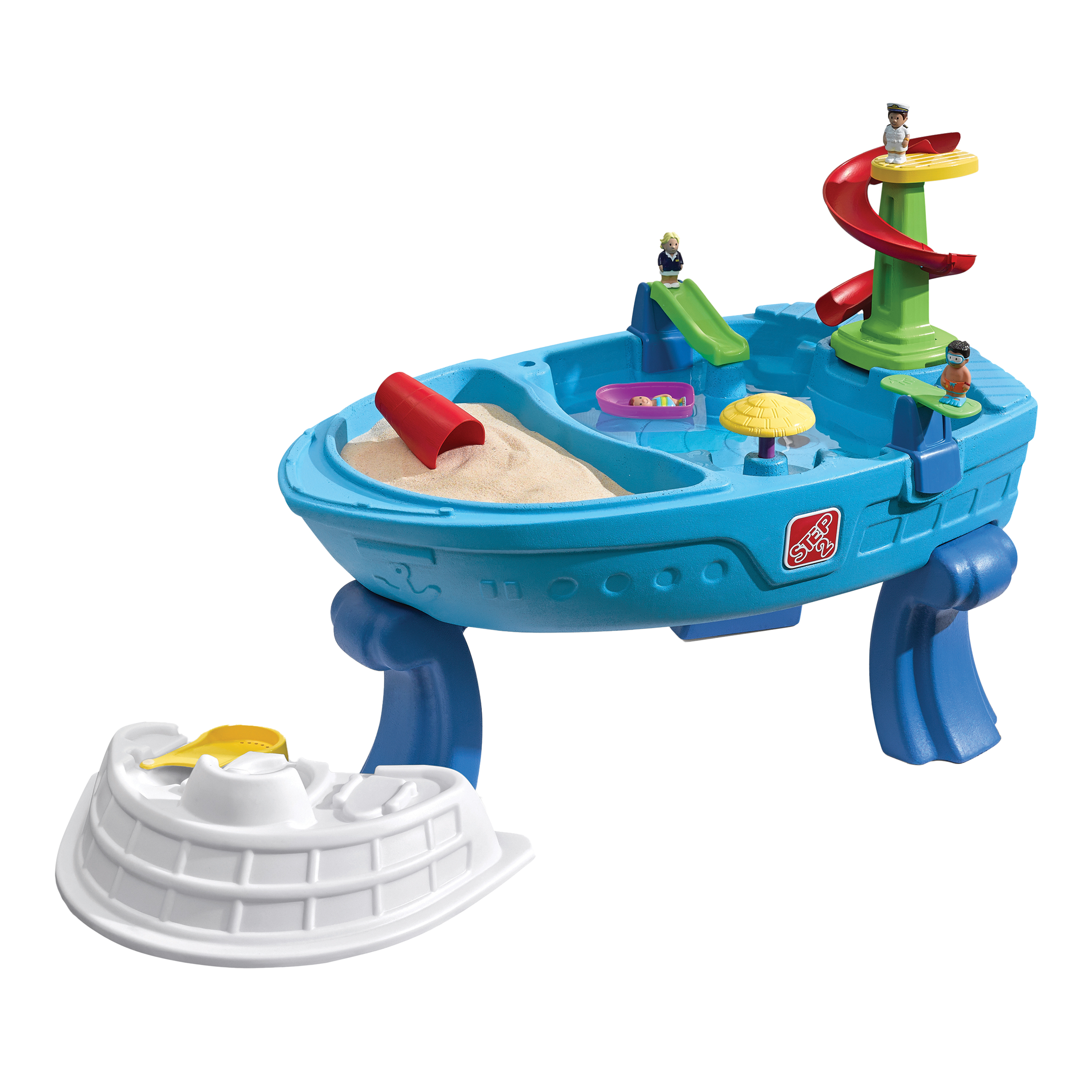 Table De Jeu Sable Et Eau Step2 Naturally Playful Avec Parasol & Kit D’Accessoires | Jeux De - 6
