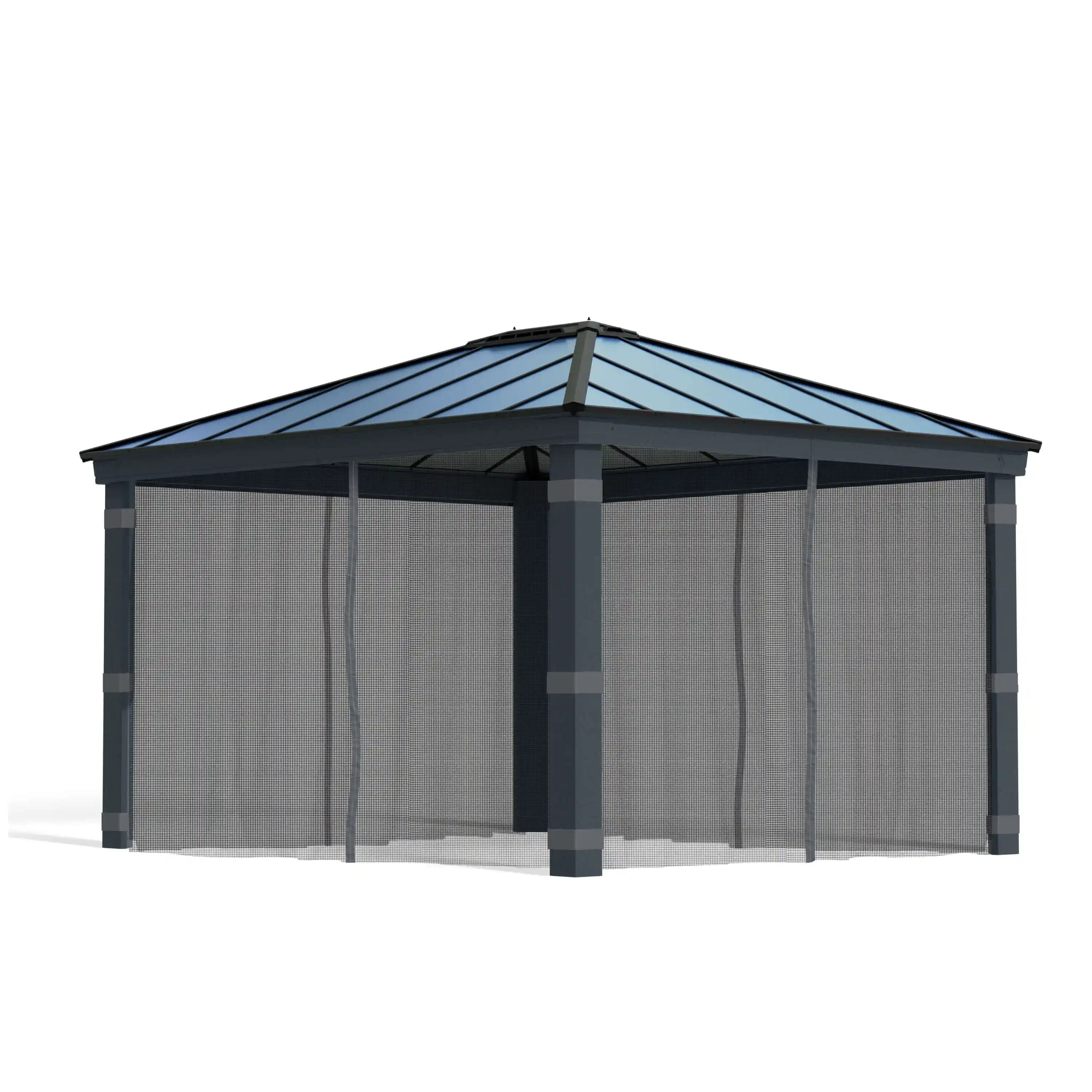 Canopia Gaasset voor Dallas tuinpaviljoen 430X360 Zwart