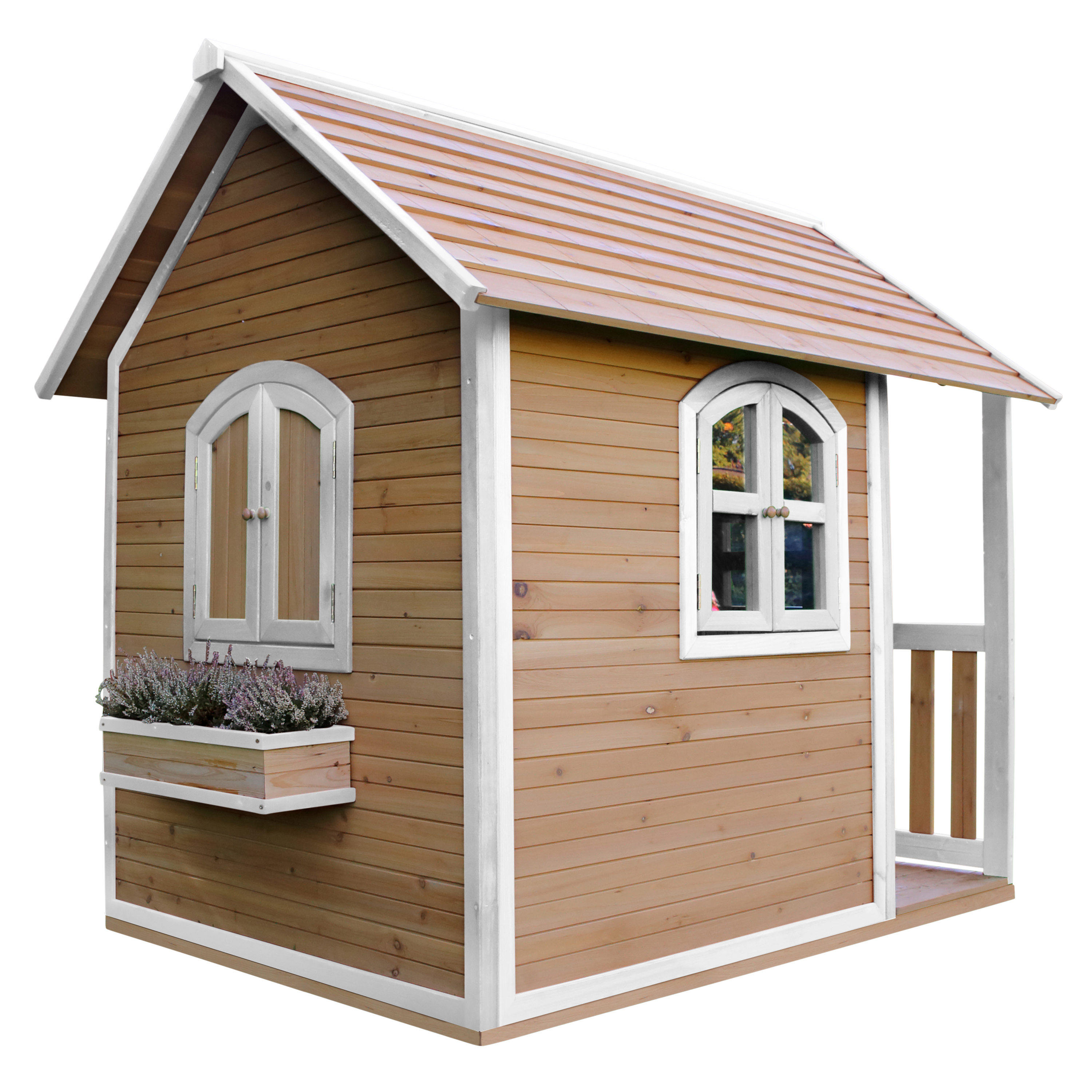 AXI Alex Maisonnette en bois Marron/Blanche