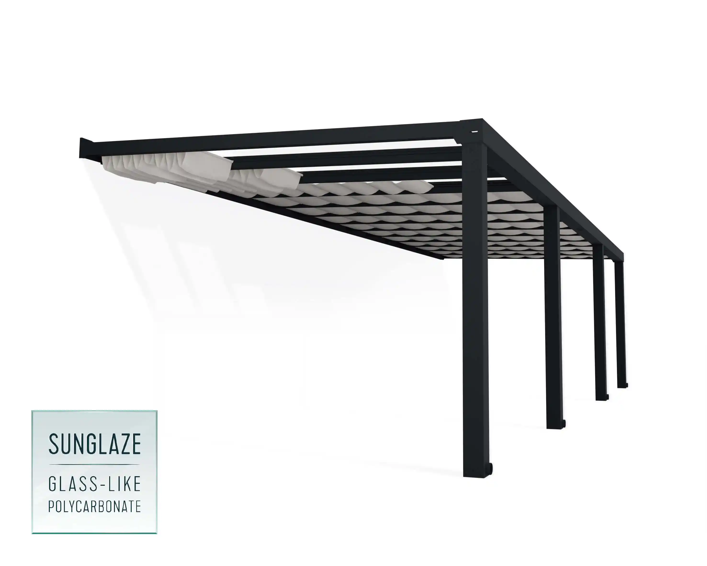 Canopia Stockholm 340 X 950 Terrasoverkapping Schaduw Wit -7290108602159 Canopia Stockholm 340 X 950 Terrasoverkapping Schaduw Wit