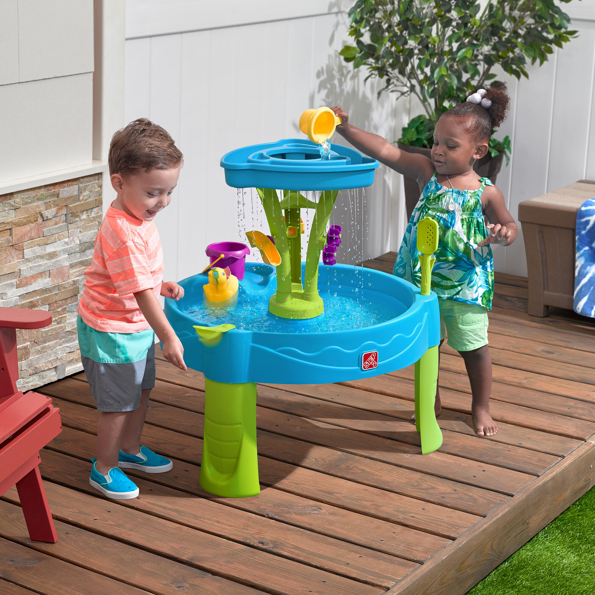 Step2 Summer Showers Splash Tower Watertafel