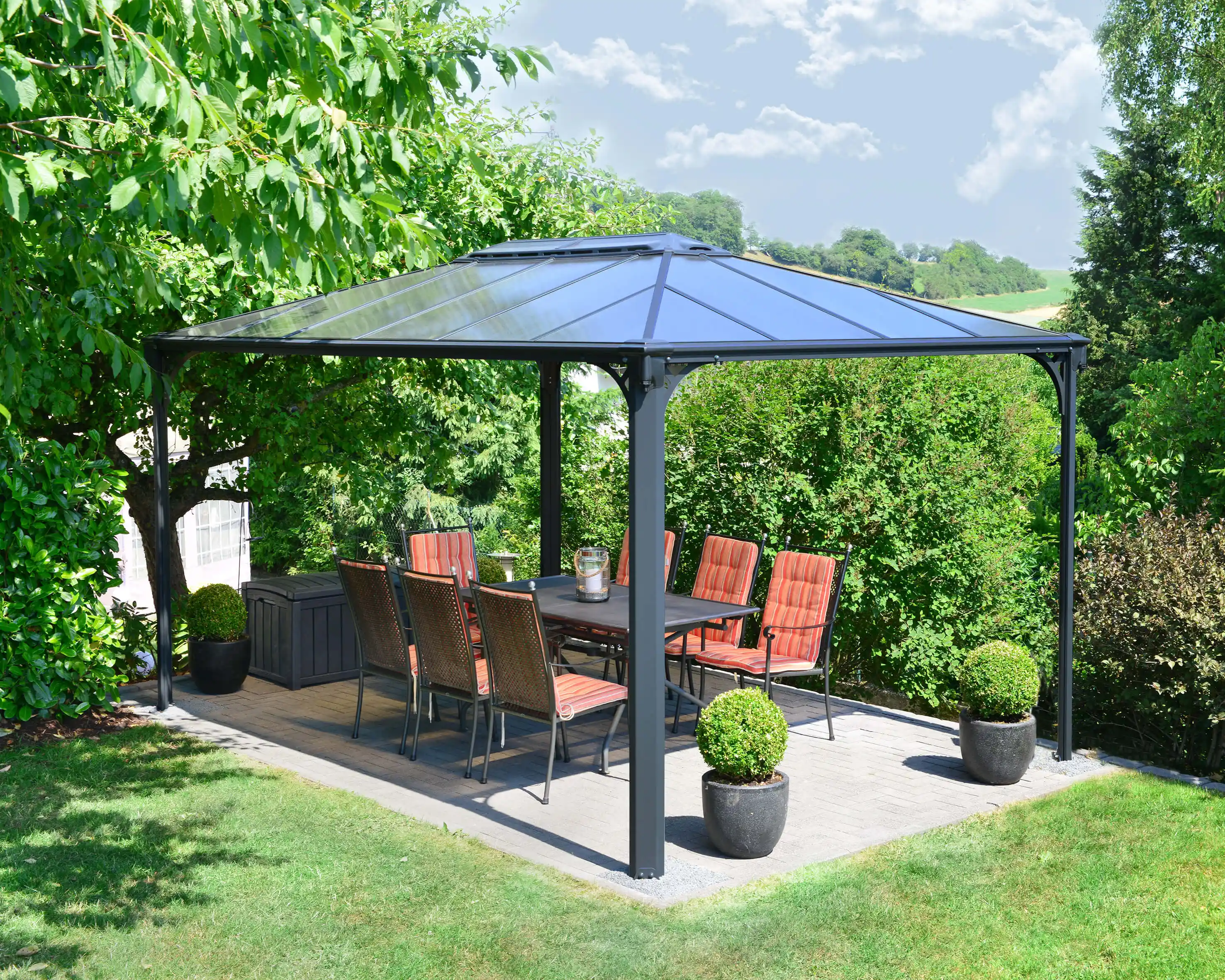 Canopia Martinique 430X295 cm tuinpaviljoen Donkergrijs Brons-7290108130249 Canopia Martinique 430X295 cm tuinpaviljoen Donkergrijs Brons