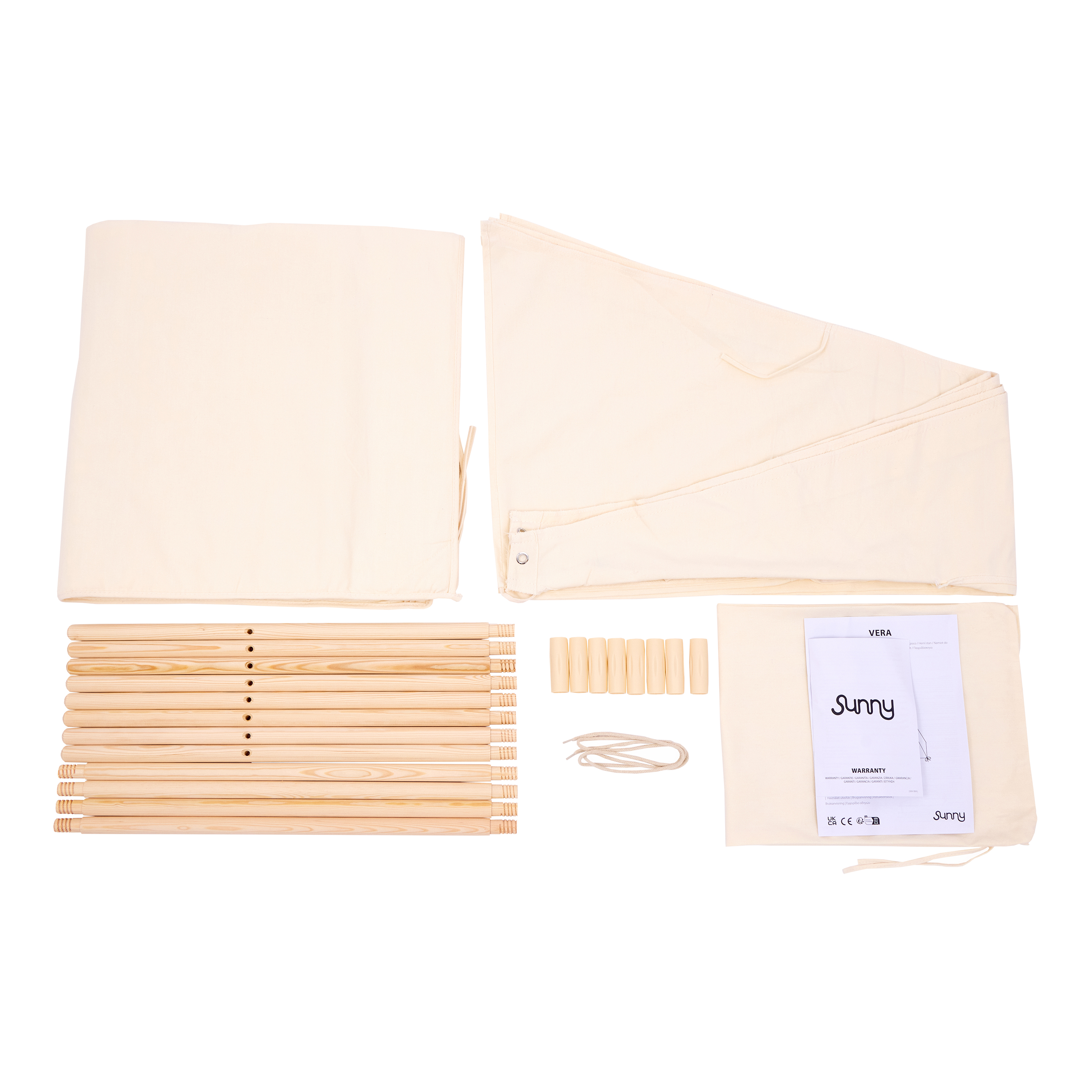 Sunny Vera Teepee Tent – Cream