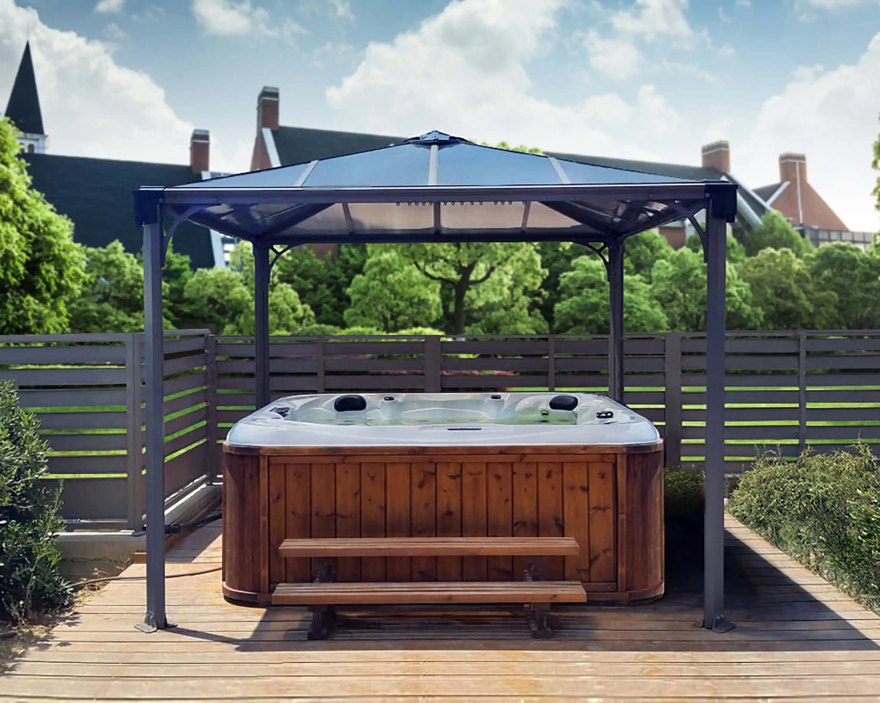 Canopia Palermo 300X300 cm tuinpaviljoen Donkergrijs Brons-7290103123598 Canopia Palermo 300X300 cm tuinpaviljoen Donkergrijs Brons