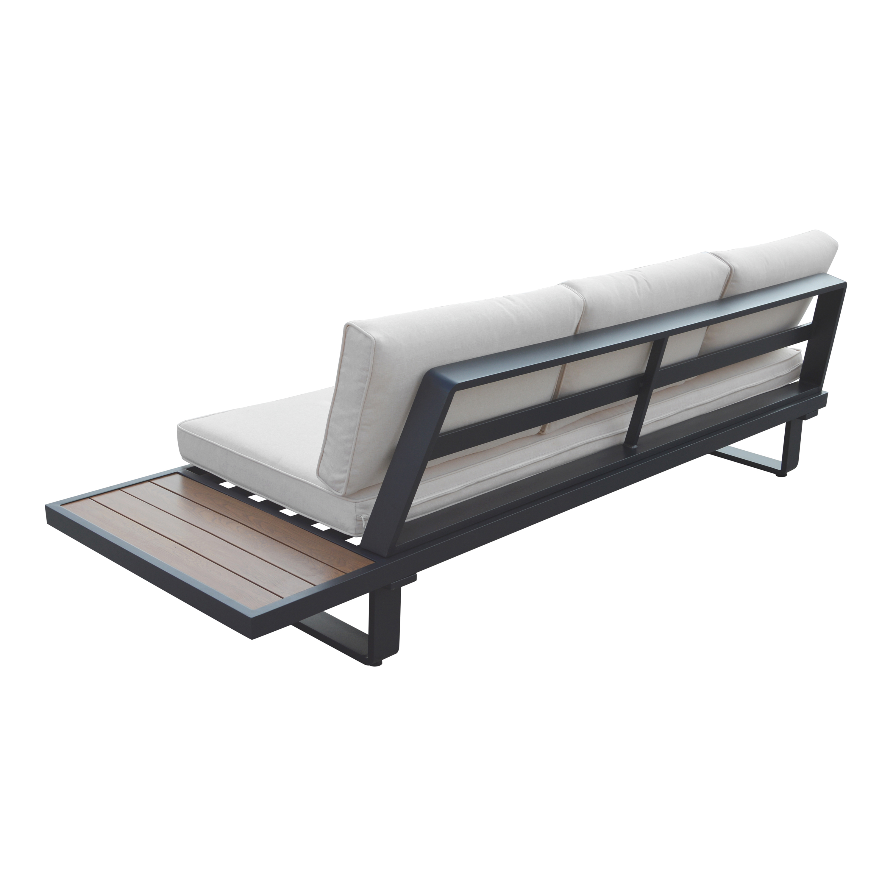 AXI Elin Salon de Jardin Anthracite - Aspect Bois