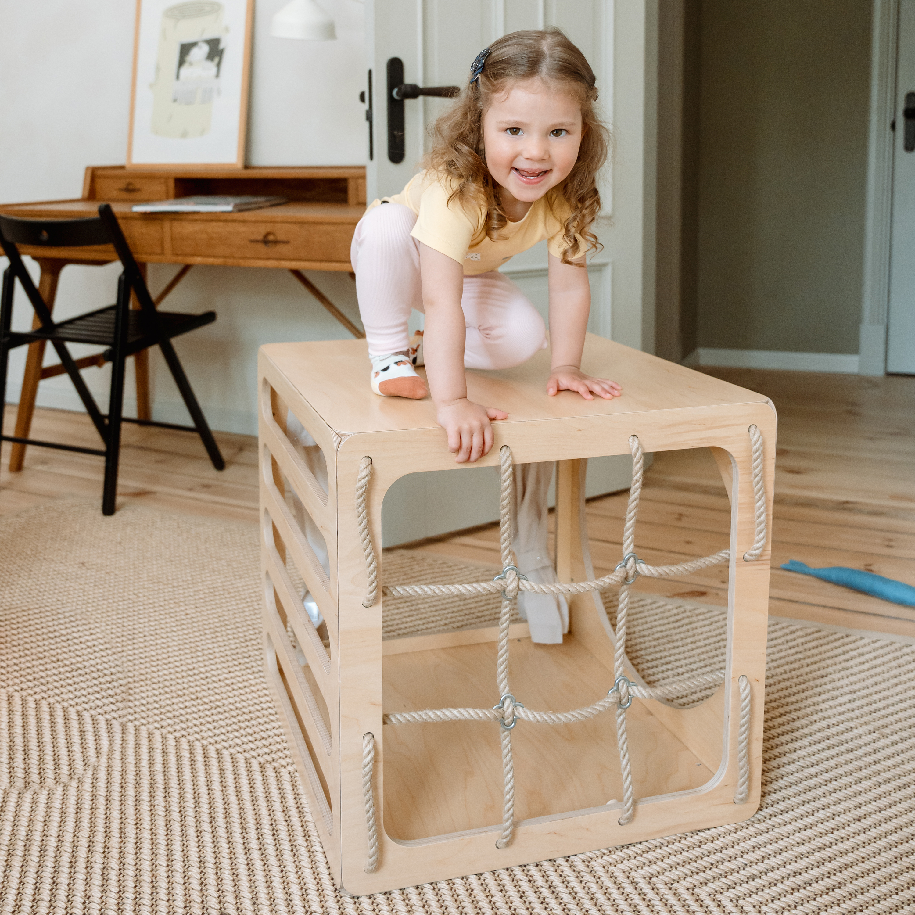 Ette Tete Cubitri Cube d'activités en bois