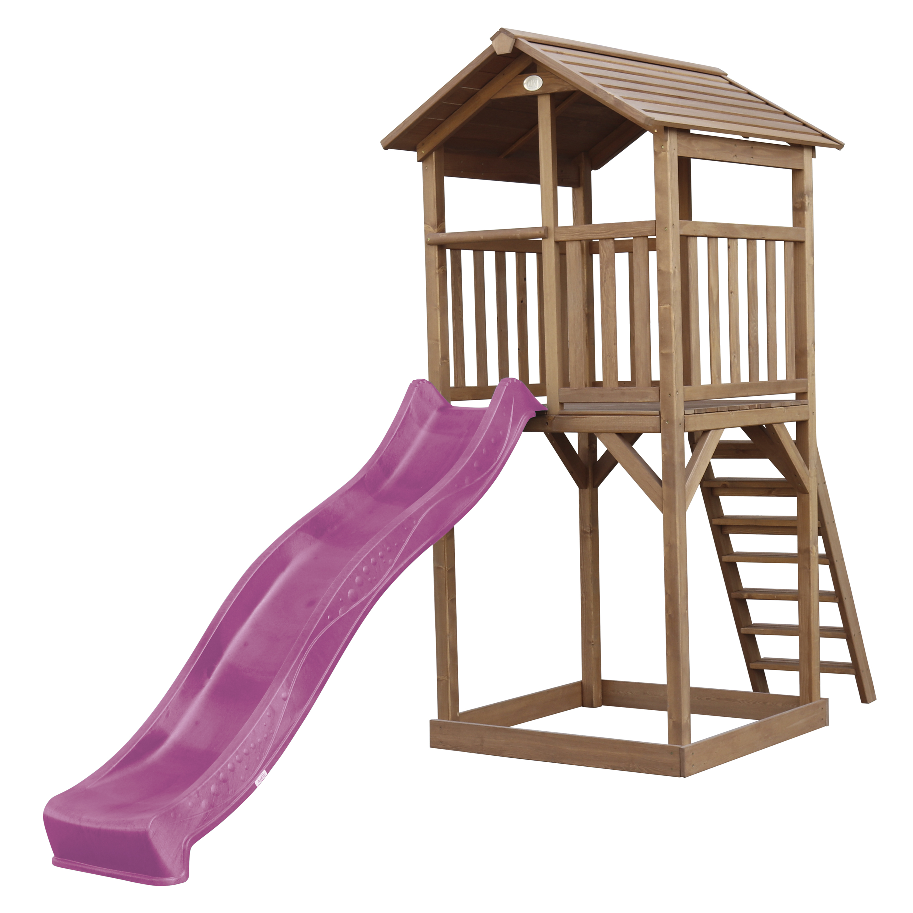 AXI Beach Tower Brown - Purple Slide-8720365061707 AXI Beach Tower Brown - Purple Slide