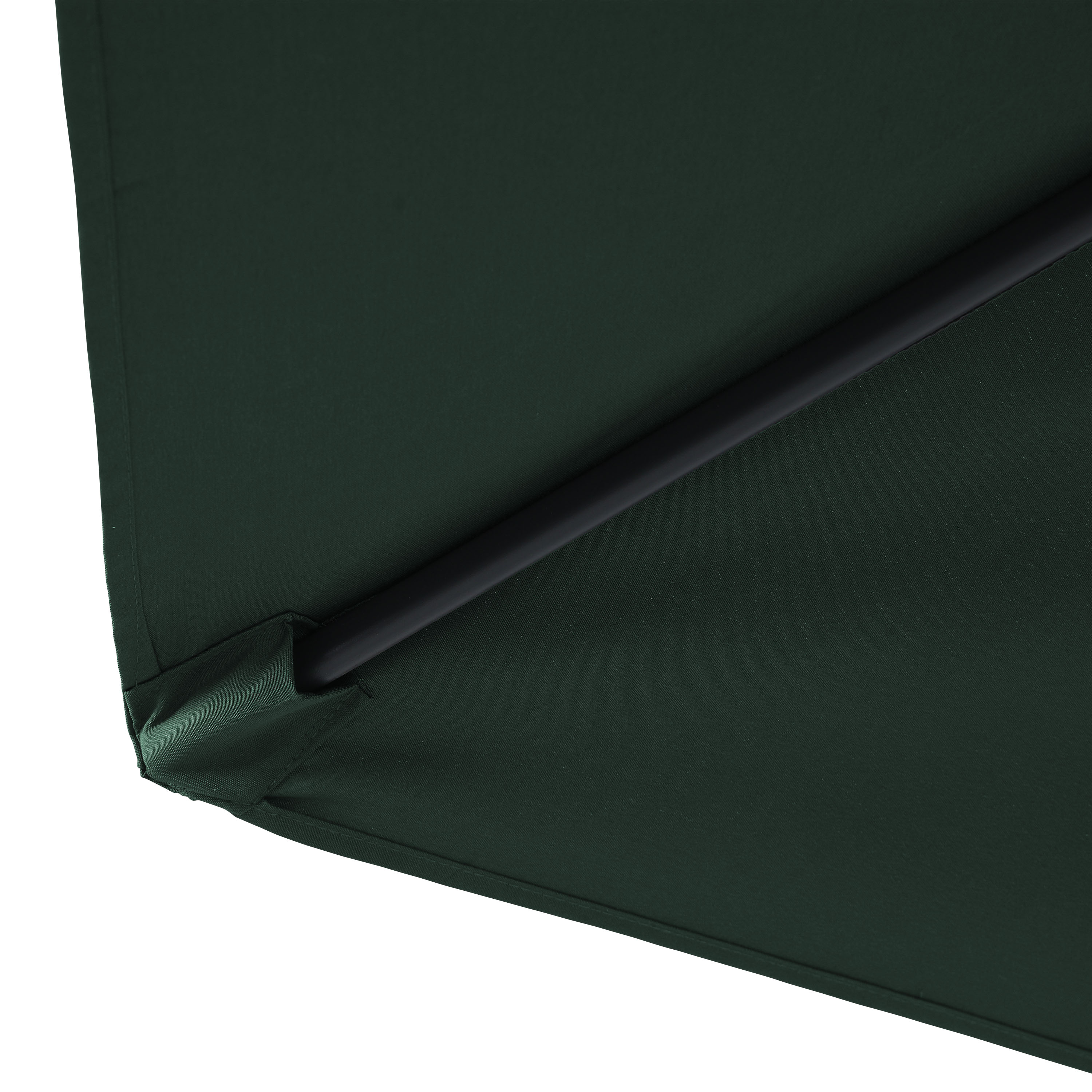 AXI Noor Centre Pole Parasol Ø 300cm incl. parasol base Oak-look/Green