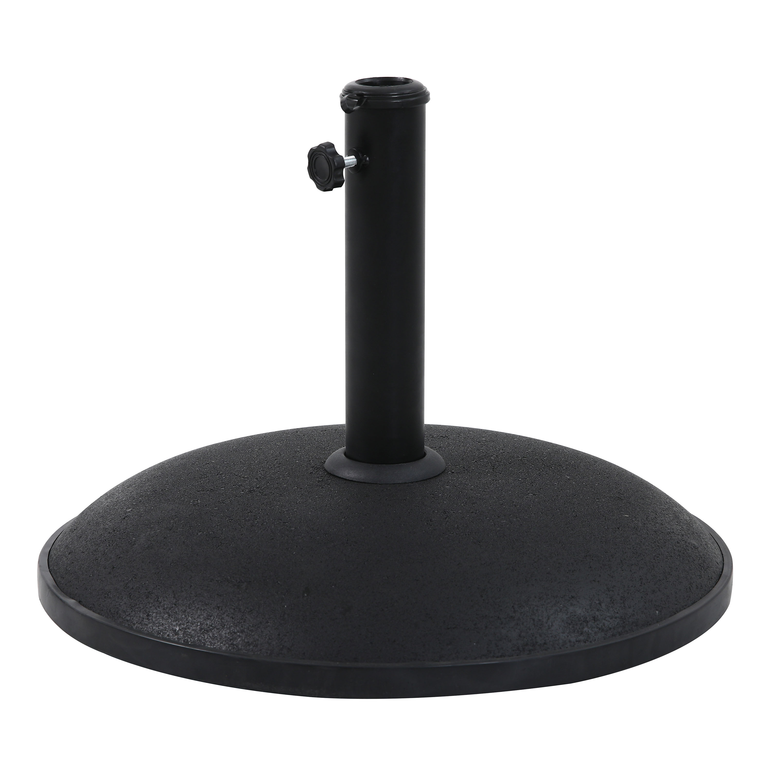 AXI Round Concrete Parasol Base 50 cm Black