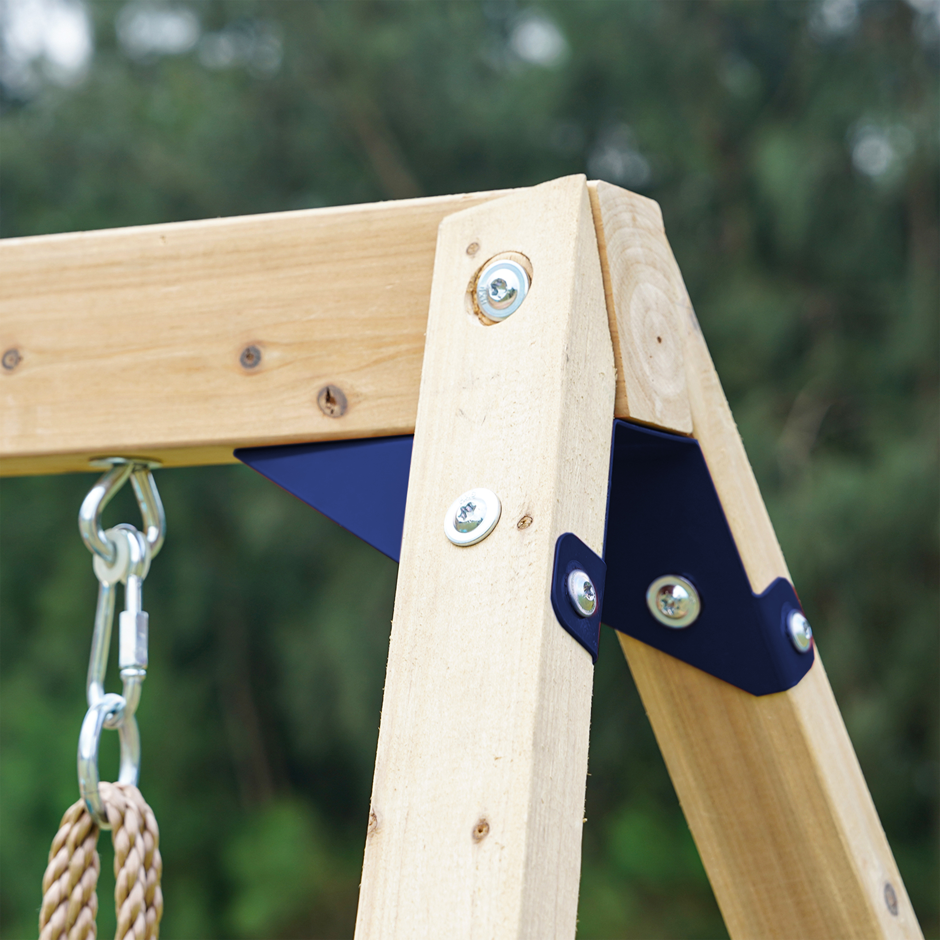 AXI Timo Mini Climbing Frame with Baby Swing. Climbing Wall and Chalkboard – Pastel Pink Slide