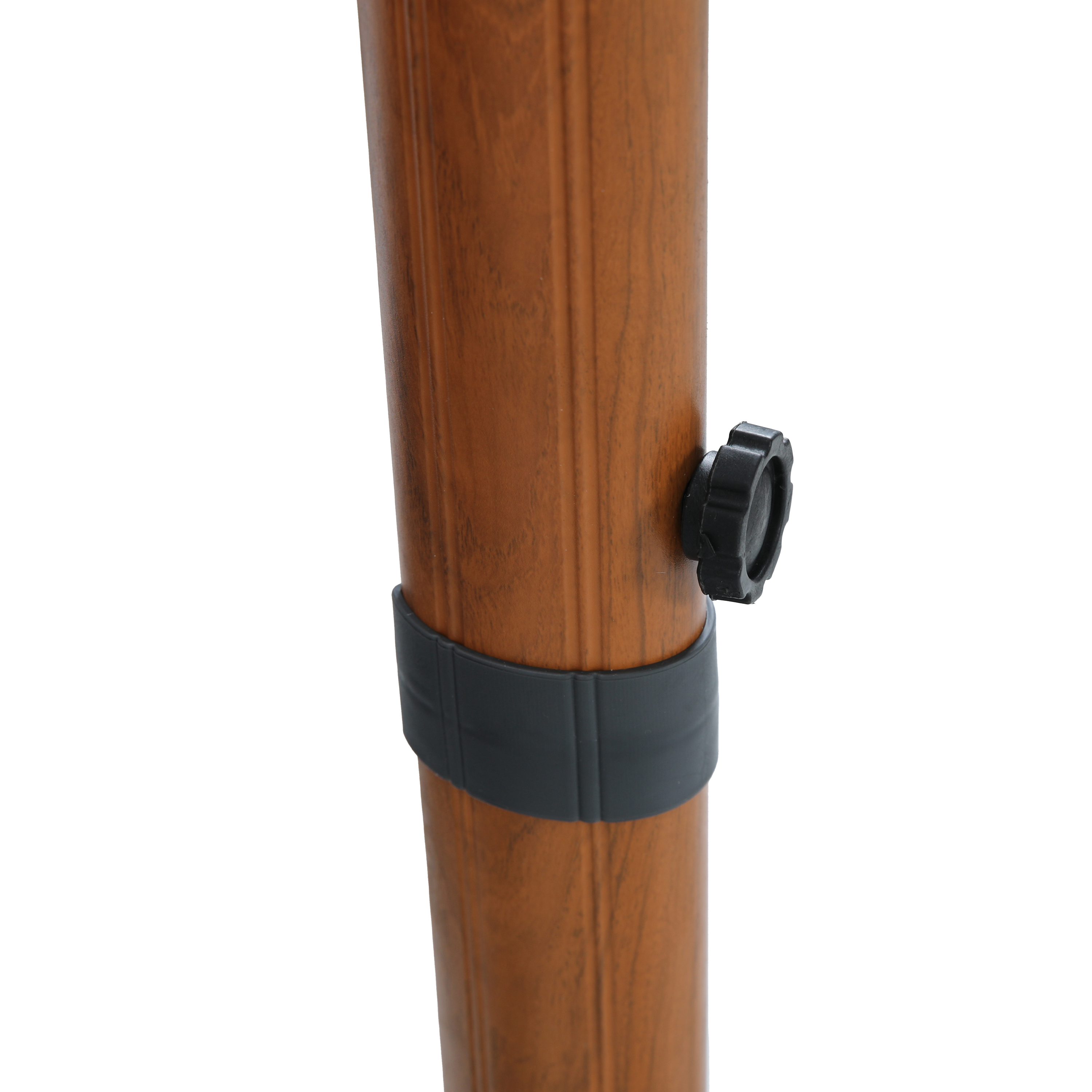 AXI Marisol Cantilever Parasol Ø 300cm Round - Wood-look/Grey