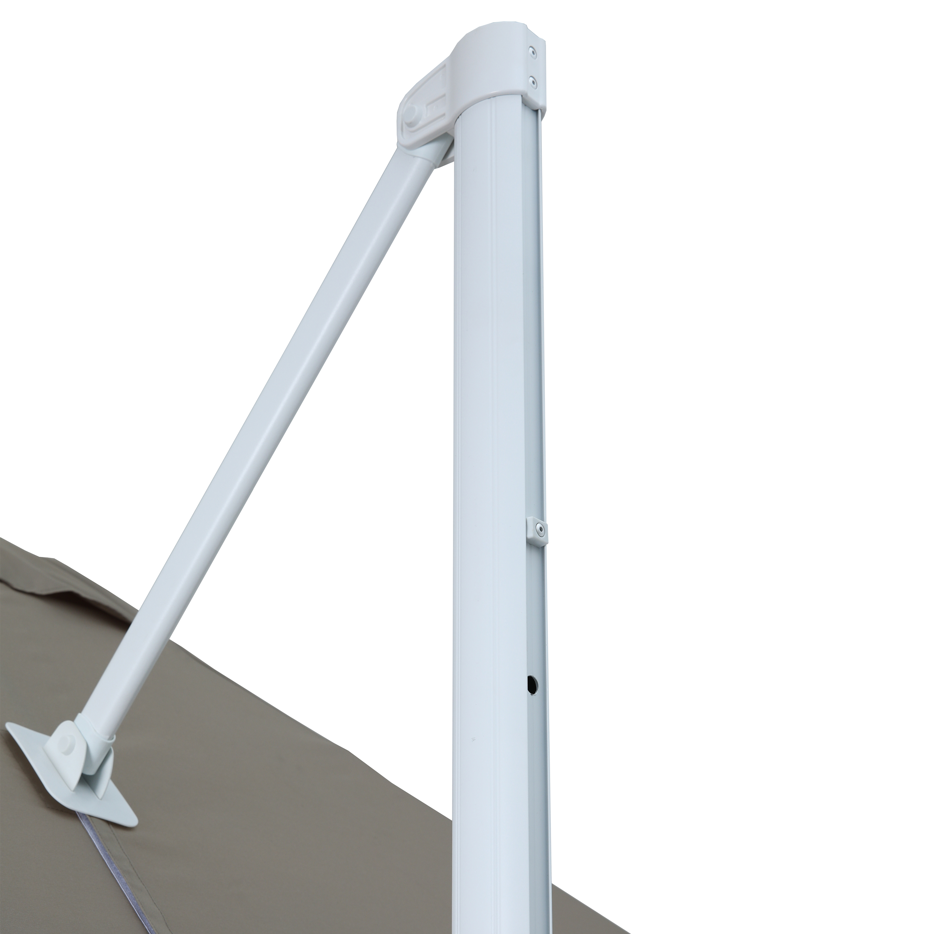 AXI Coco Floating Parasol 200x300cm White/Taupe 