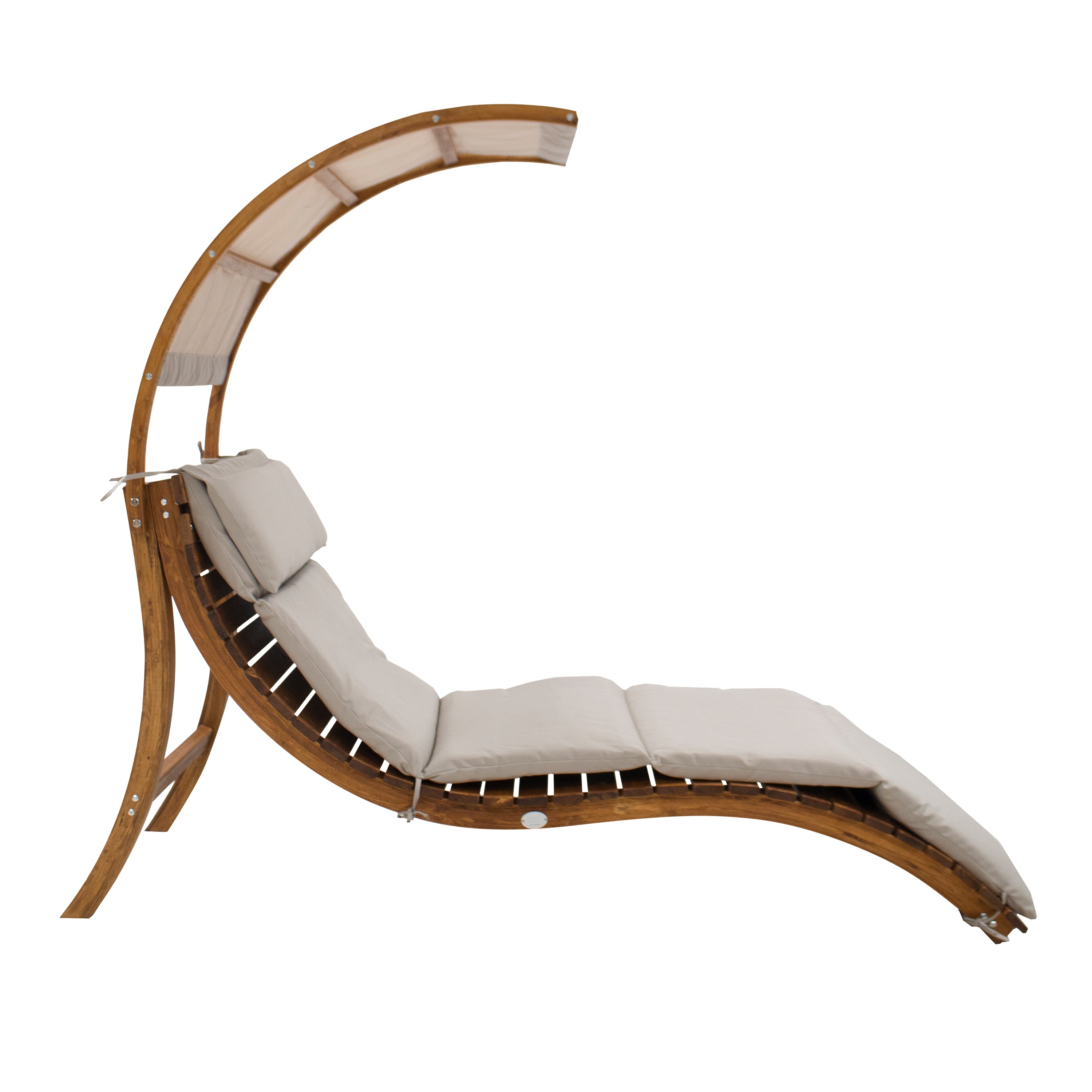 AXI Salina sun lounger with removable canopy Beige