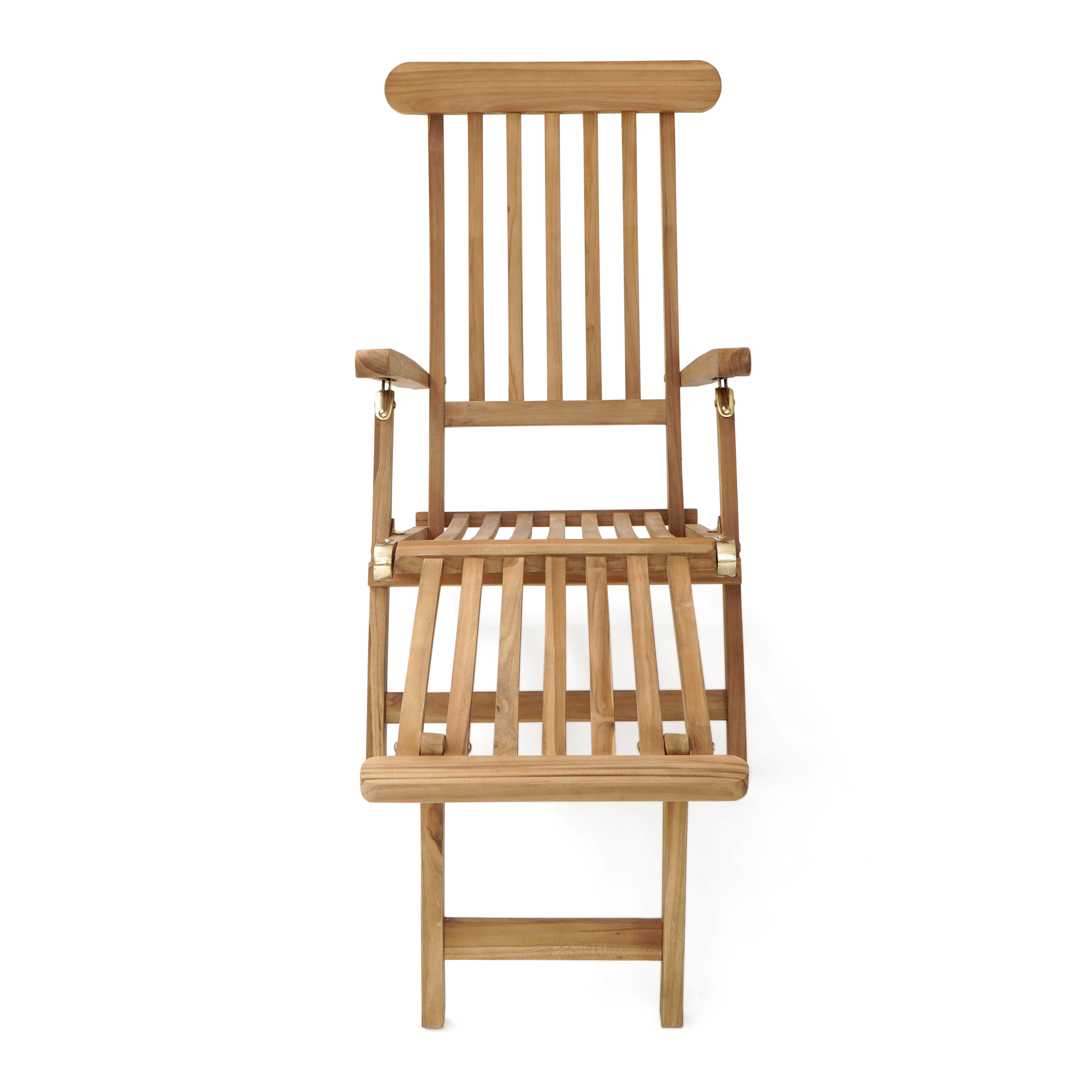 AXI Costa Deckchair with cushion - Teak-8720365062766 AXI Costa Deckchair with cushion - Teak