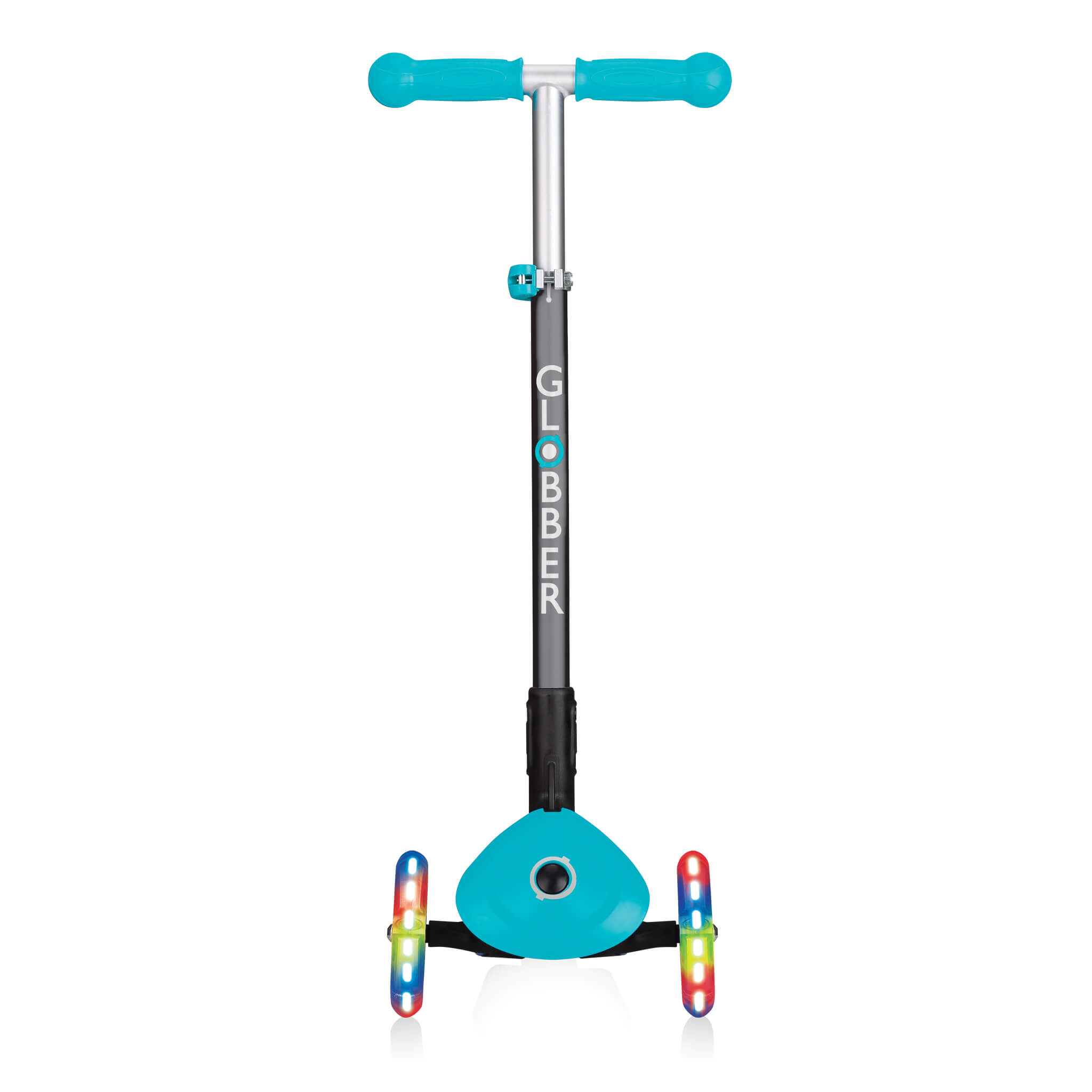 Globber Primo Foldable Lights Step Pastel Turquoise