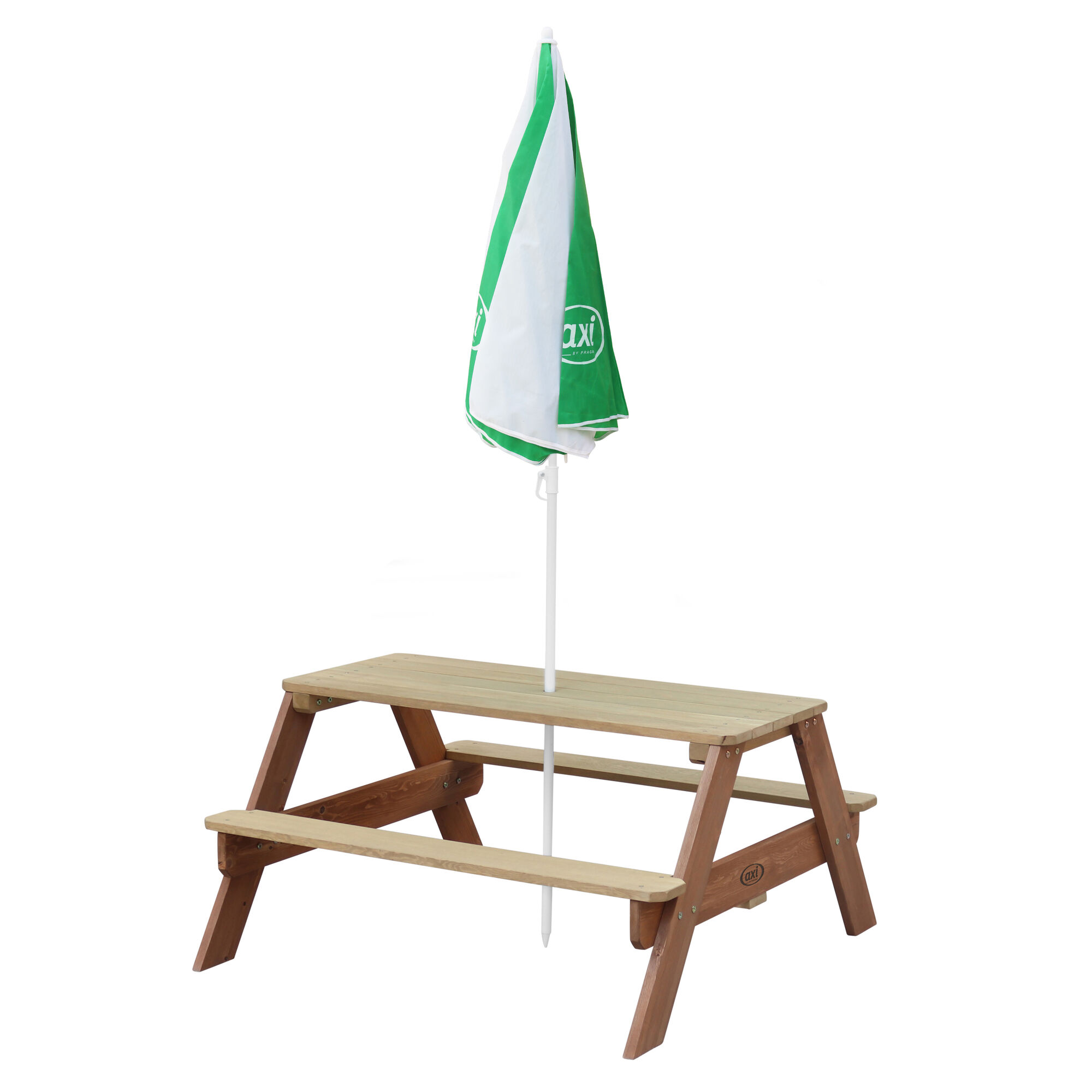 productfoto AXI Parasol ?125 cm Groen/wit