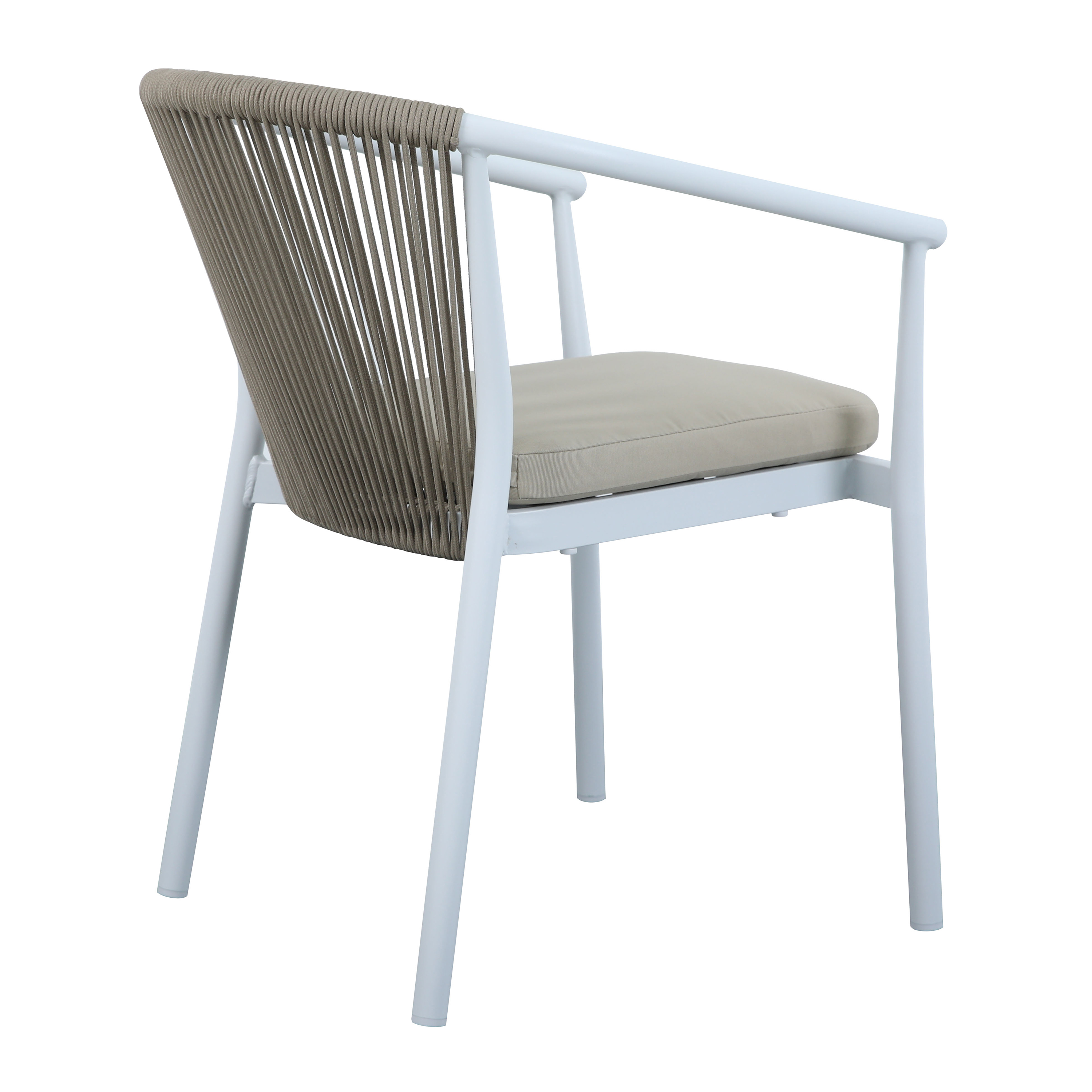 AXI Suvi 2 chaises de jardin Blanches/Khakis