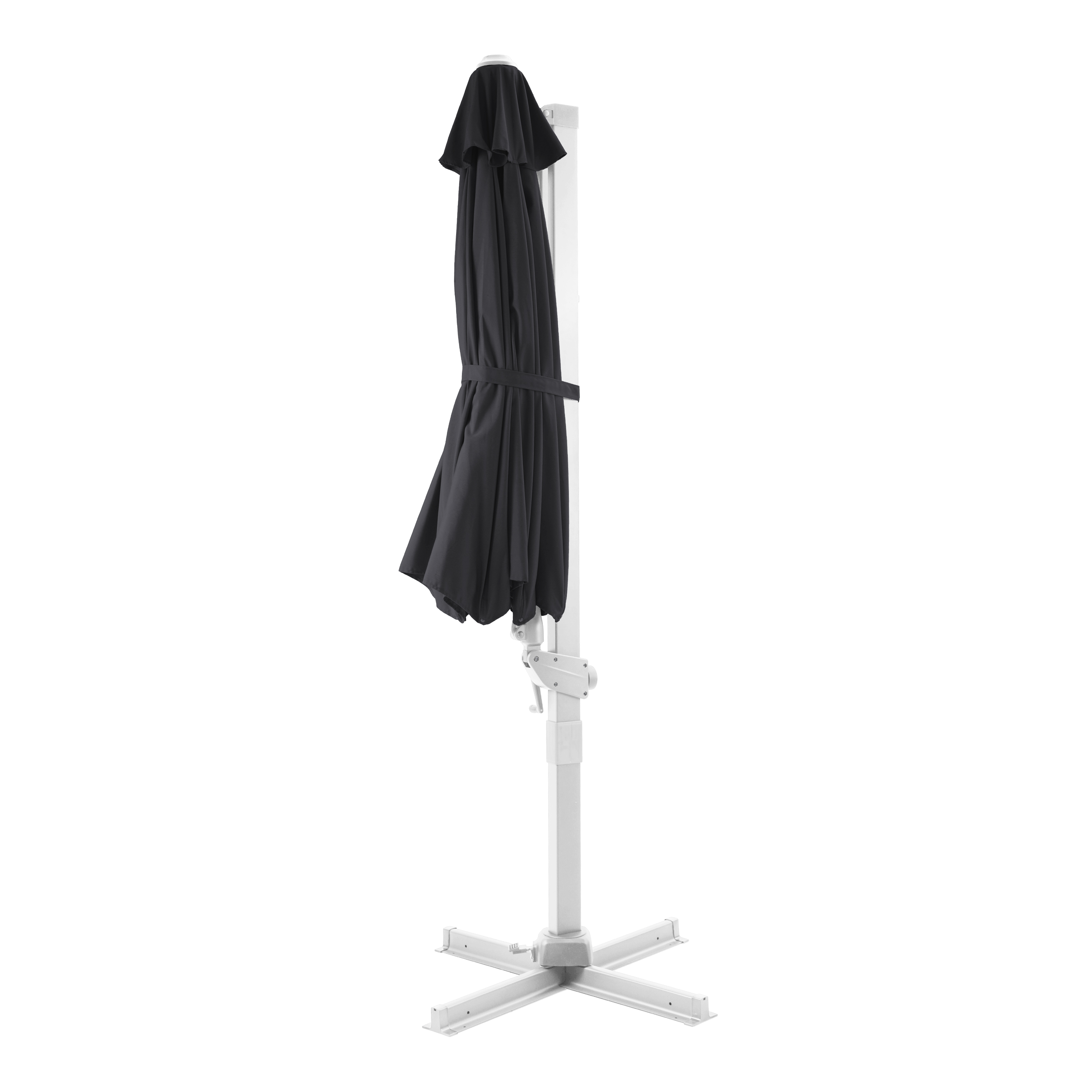 AXI Cyrus Premium Zweefparasol Ã˜ 300cm Wit/grijs 