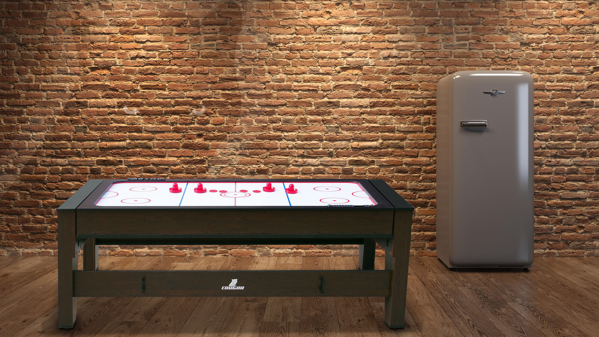 Cougar Reverso Table de billard et d'Air hockey 