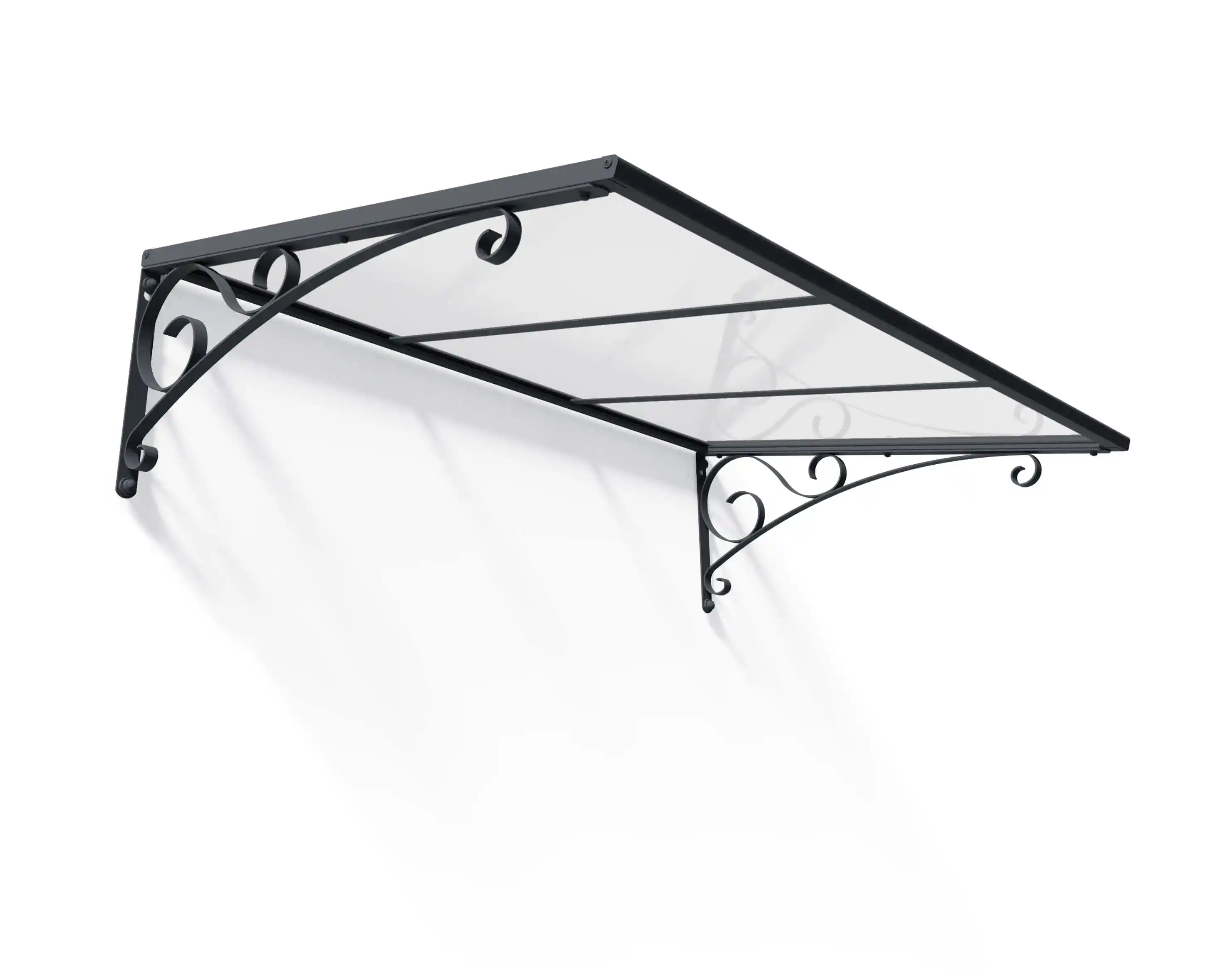 Canopia Venus Deur en Veranda Luifel 135X88X35 cm Donkergrijs Helder