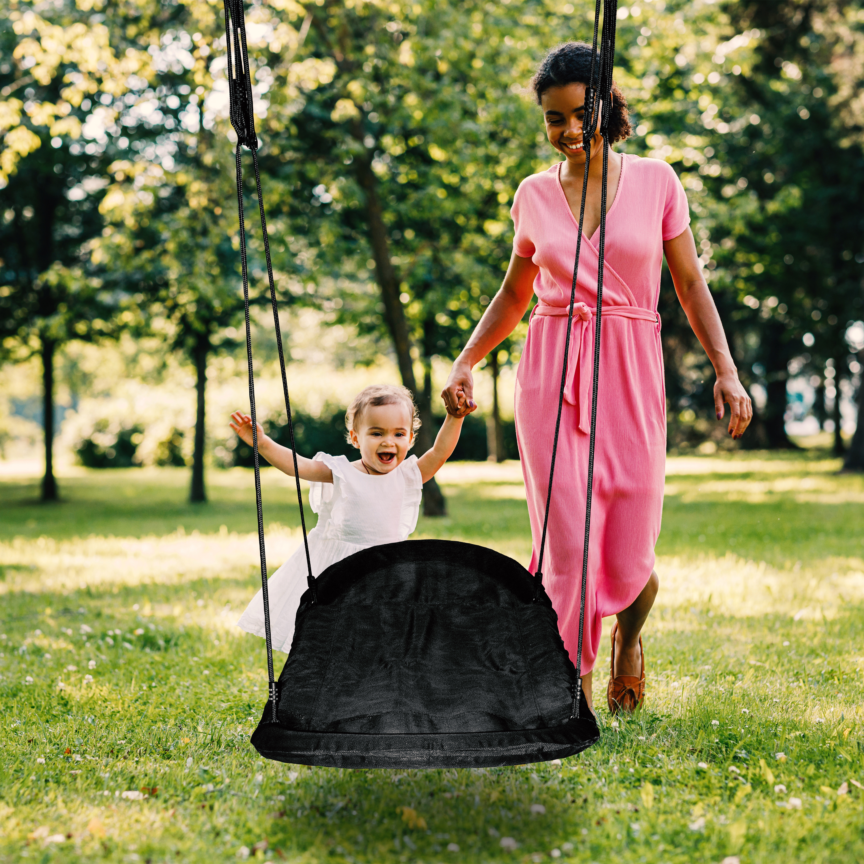 AXI Beach Tower with Roxy Nest Swing Set Brown - Grey Slide-8717973939177 AXI Beach Tower with Roxy Nest Swing Set Brown - Grey Slide