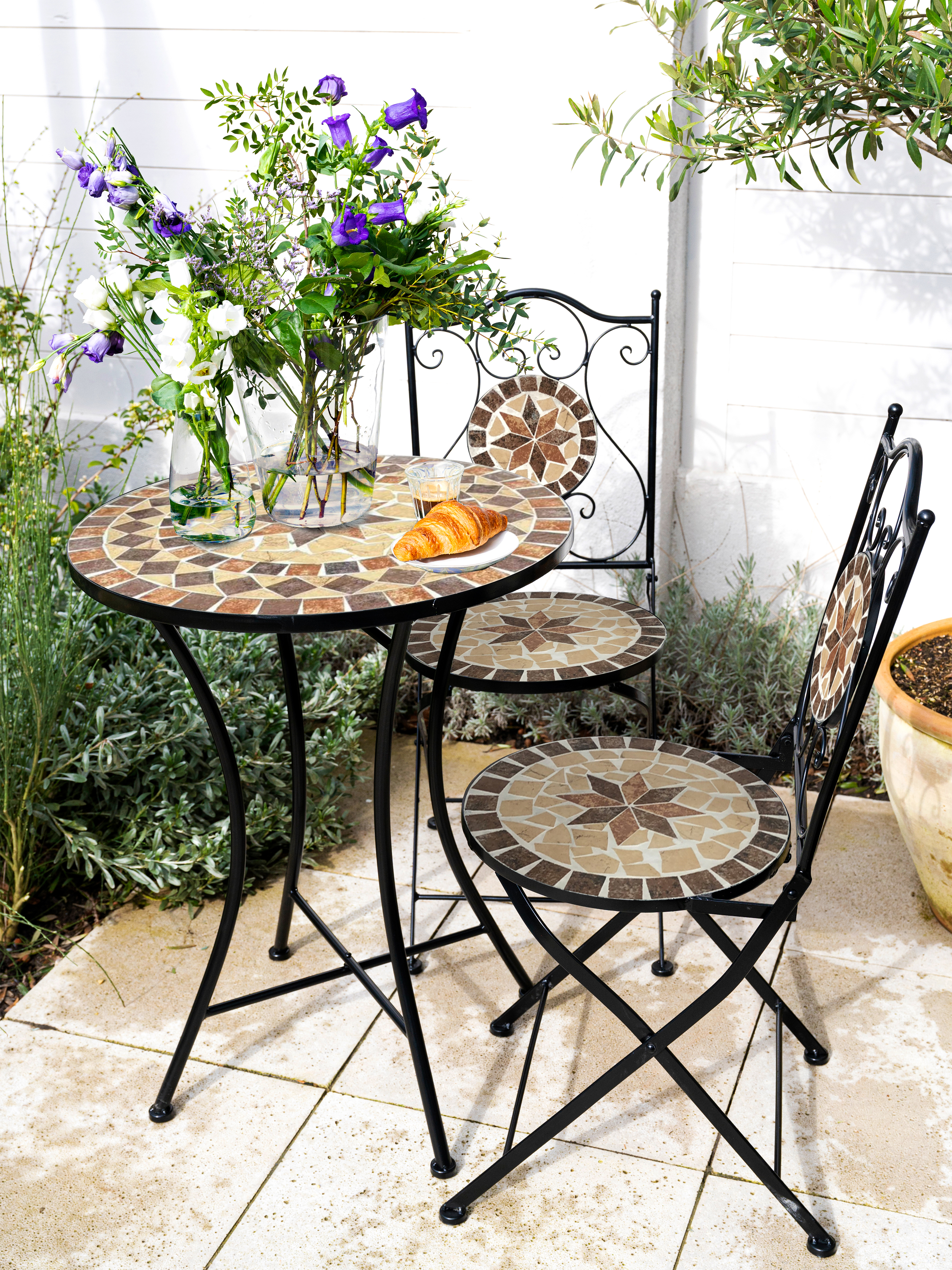 AXI Amélie Bistro Set Mosaic - Earth Brown