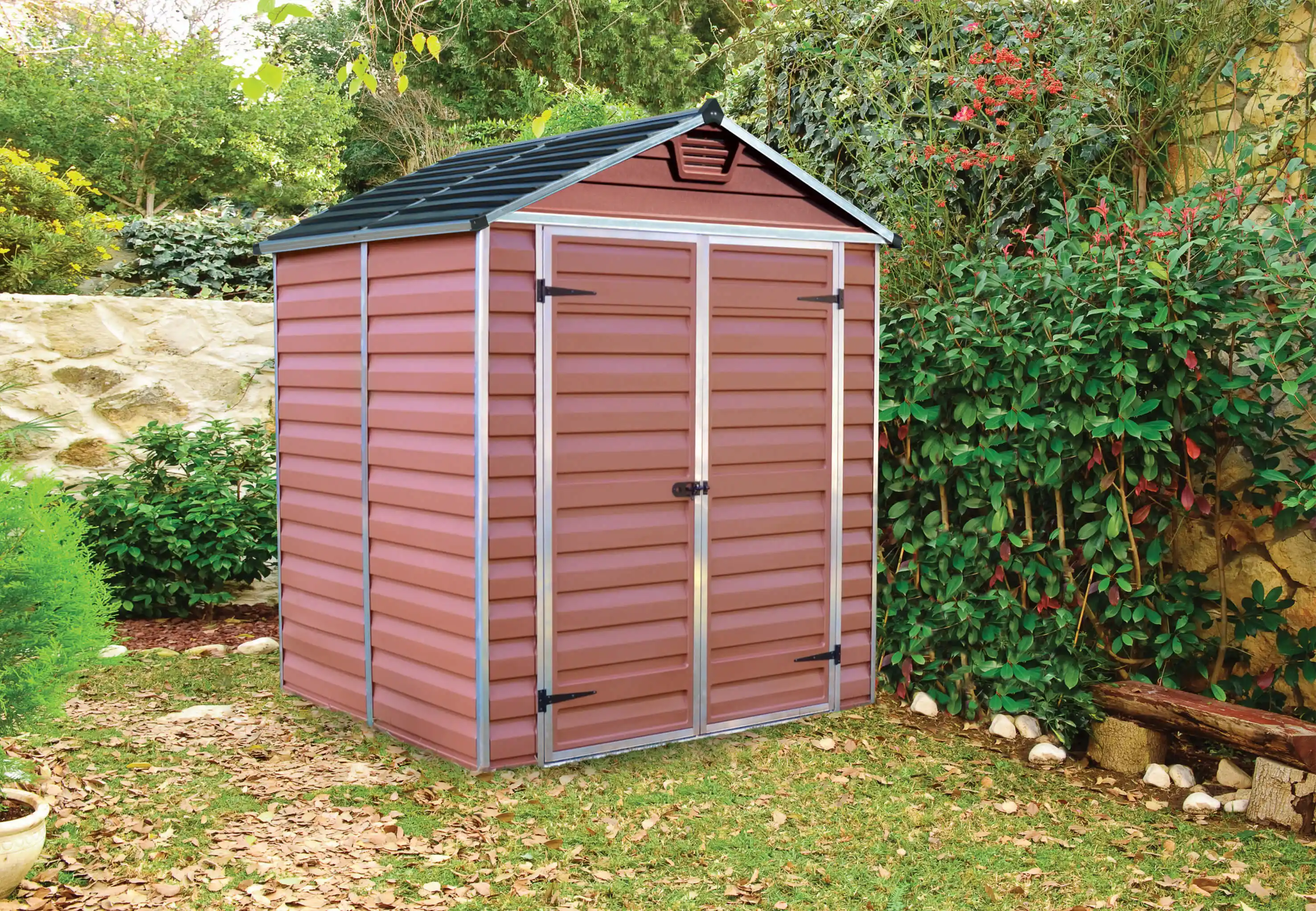 Canopia Skylight 154X185X217 cm Openlucht schuur voor tuin Amber-7290103123499 Canopia Skylight 154X185X217 cm Openlucht schuur voor tuin Amber